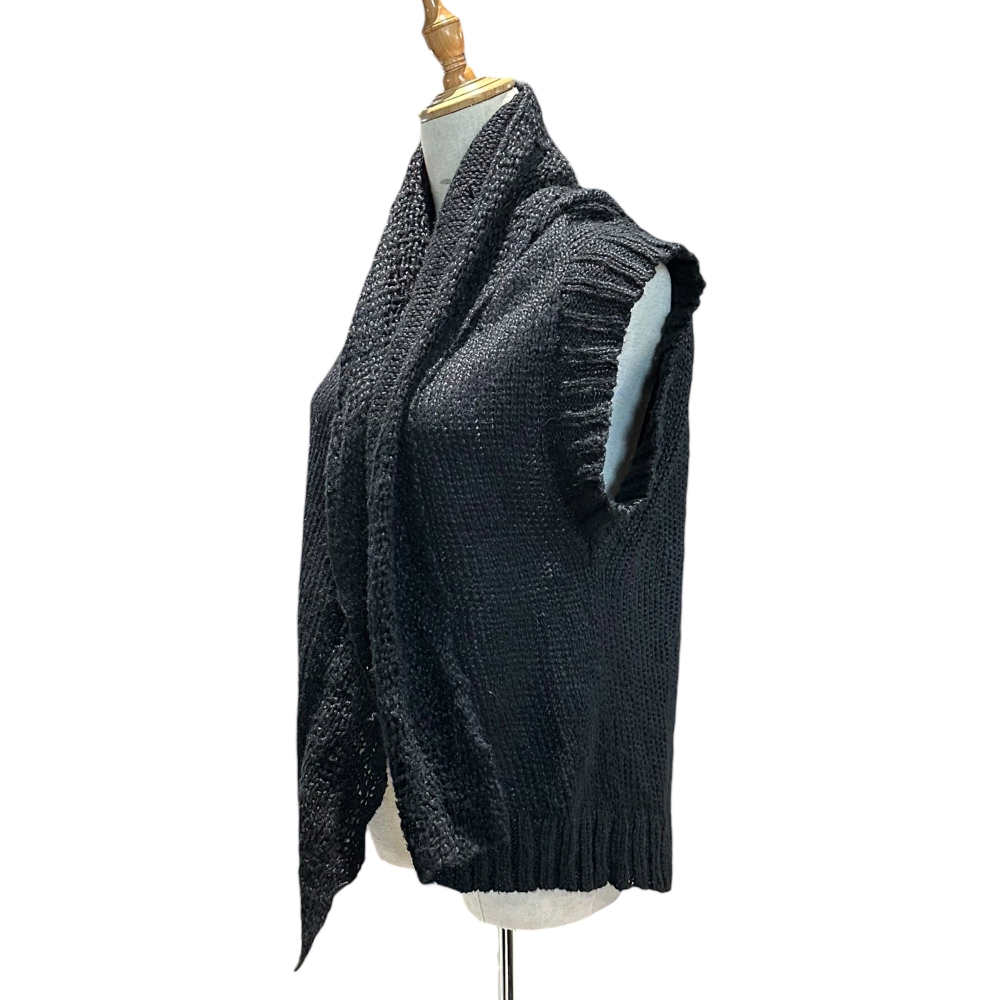 Y's(ワイズ) 00's Loose-knit Short-Sleeve Knit Bolero Cardigan ローゲージ 半袖 ニット ボレロ カーディガン 3 ブラック