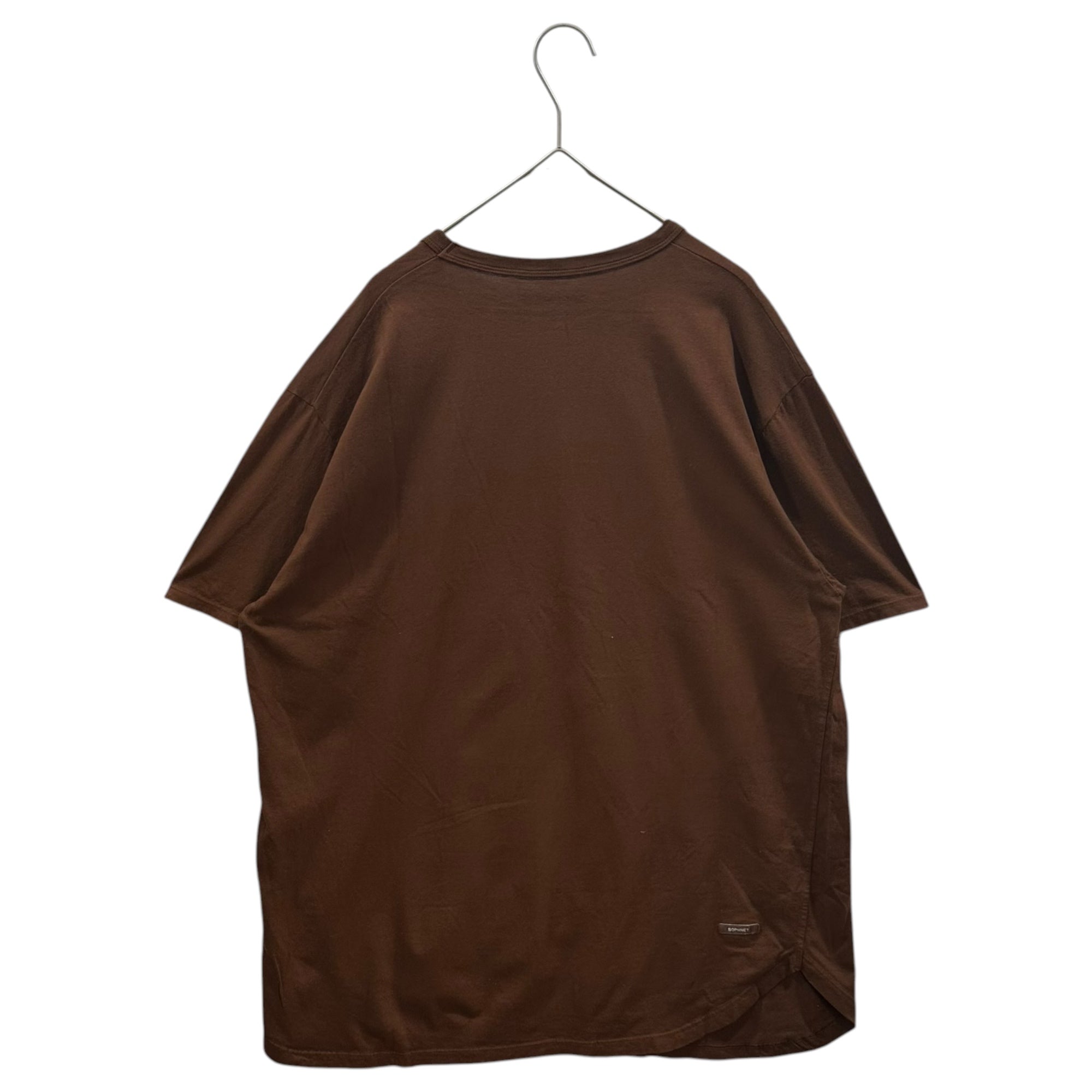 SOPH.×nonnative(ソフ×ノンネイティブ) SOPHNATIVE DWELLER TEE OVERDYED "That Sophnative Production” ロゴ刺繍 半袖 Tシャツ NN-T3973 2 ブラック コラボ