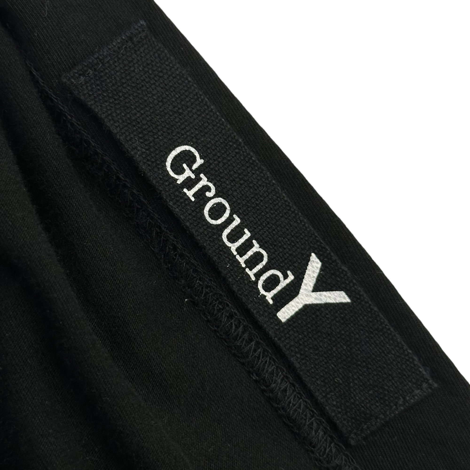 Ground Y(グラウンドワイ) Half-Sleeve Kimono Long Cardigan ハーフスリーブ 着物 ロング カーディガン GW-T22-040 1 ブラック