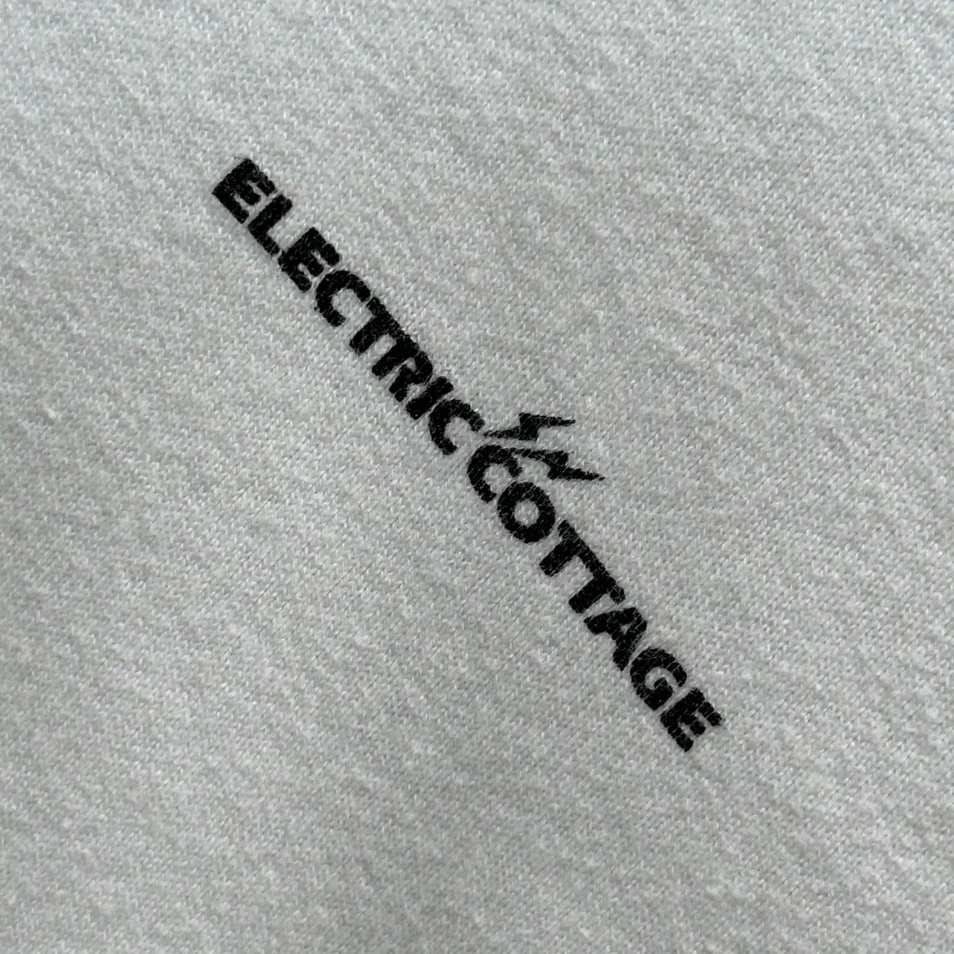 ELECTRIC COTTAGE(エレクトリックコテージ) 2002aw One-point logo l/s T-shirt Tricolorワンポイント ロゴ 長袖 Tシャツ 袖 トリコロール カラー L ホワイト×レッド×ブルー