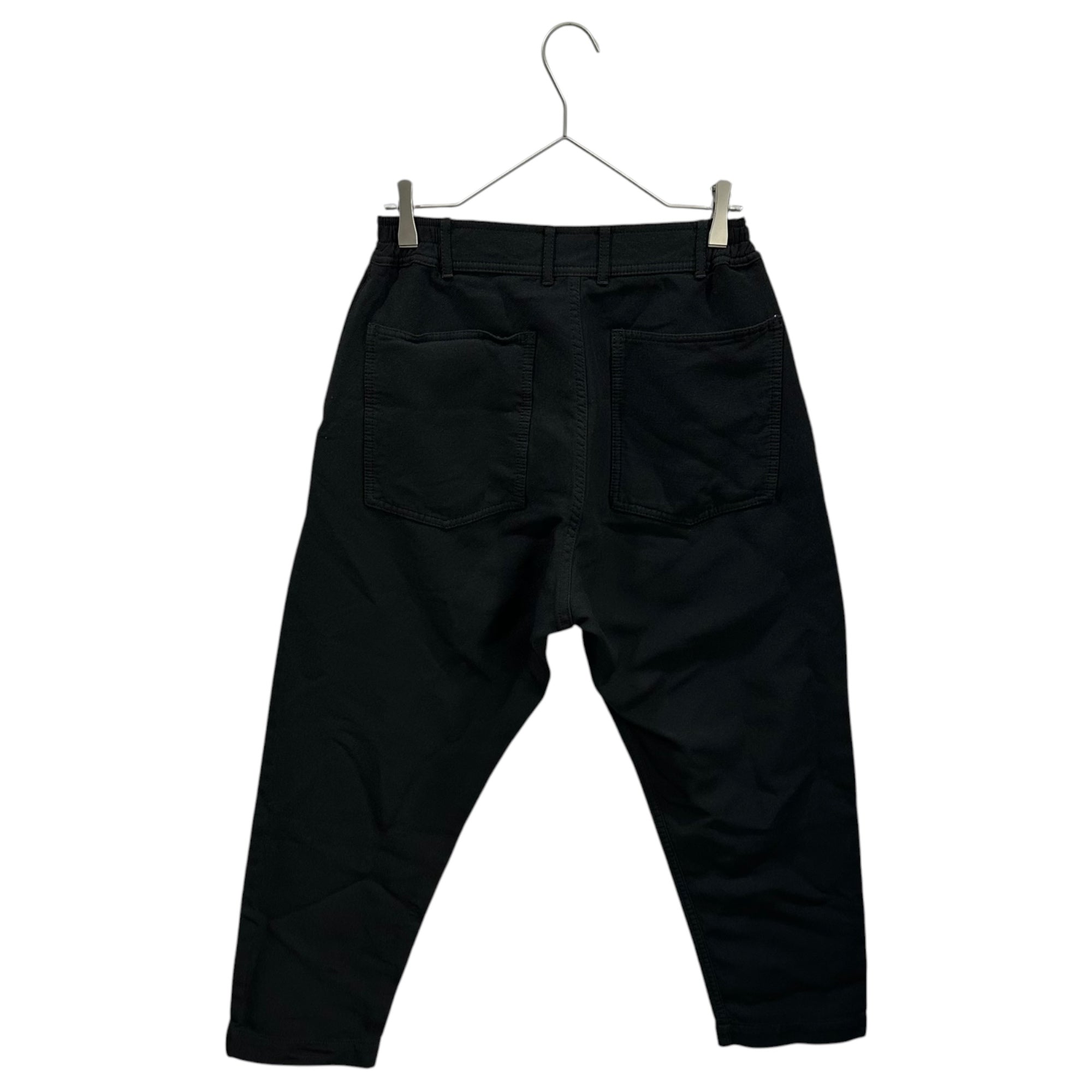 COMME des GARCONS HOMME DEUX(コムデギャルソンオムドゥ) 2021SS Garment dye Polyester Shrink Wide Tapered Pants ポリエステル縮絨 製品染め ワイド テーパード パンツ DG-P053 XS ブラック AD2020 スラックス