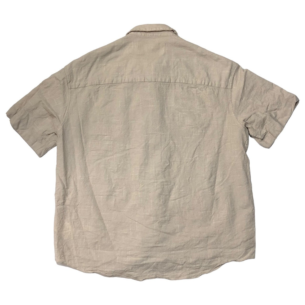 CITY(シティー) 21SS CHECK SHORT SLEEVE SHIRTS/チェックショートスリーブシャツ 111302220 SIZE 1(S) ベージュ