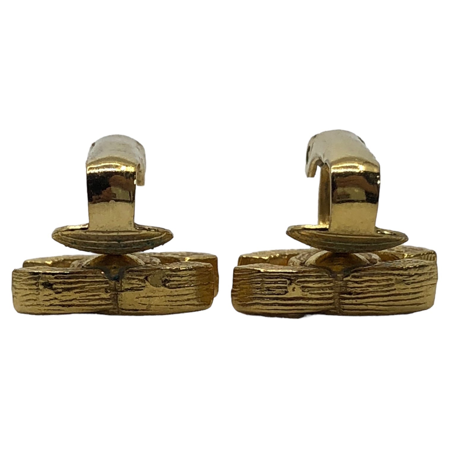 CHANEL(シャネル) 70's coco mark rhinestone earrings ココマーク ラインストーン イヤリング ゴールド 刻印2032 70年代 ヴィンテージ ジュエリー