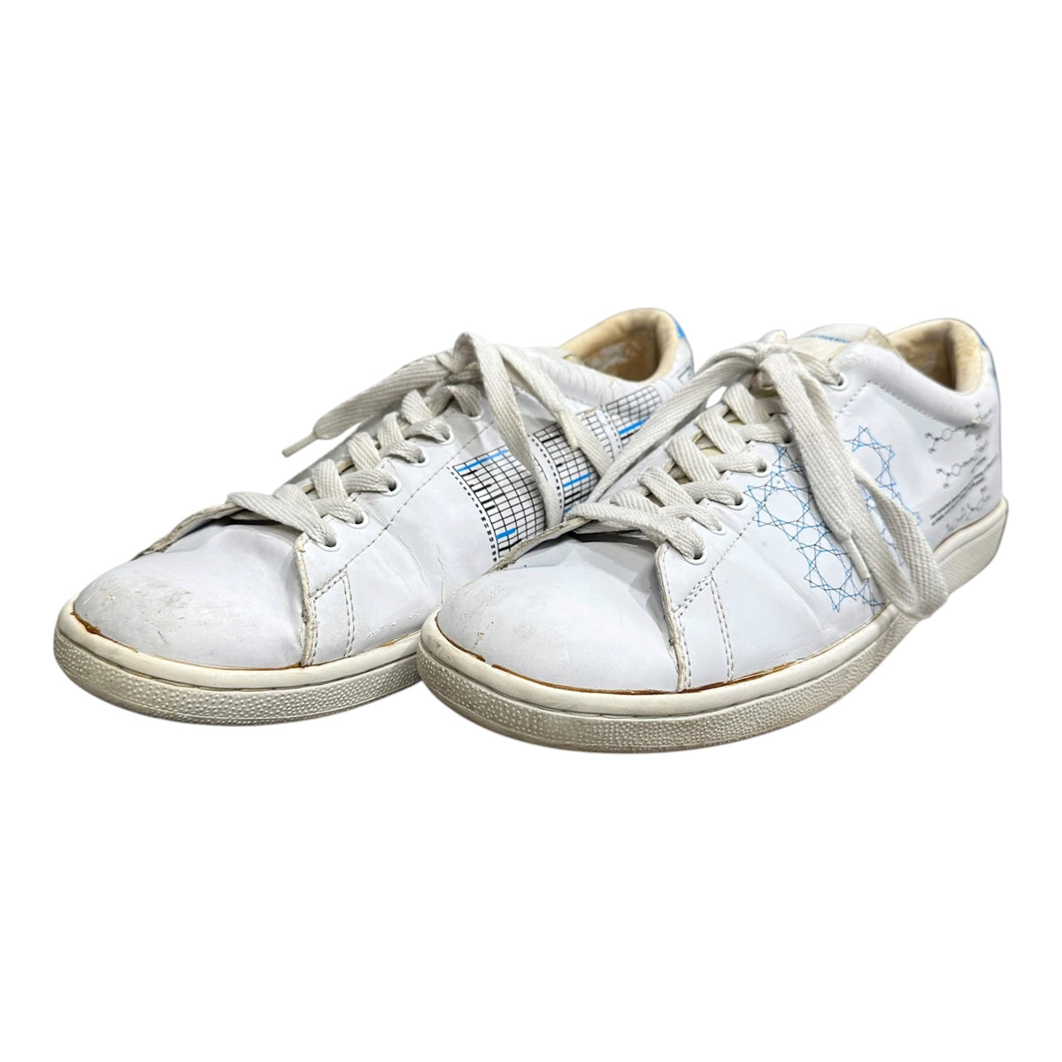 UNDERCOVERISM(アンダーカバイズム) 2011AW Element symbol graphic sneakers 元素記号 グラフィック スニーカー F6F02 L(27cm〜27.5cm程度) ホワイト