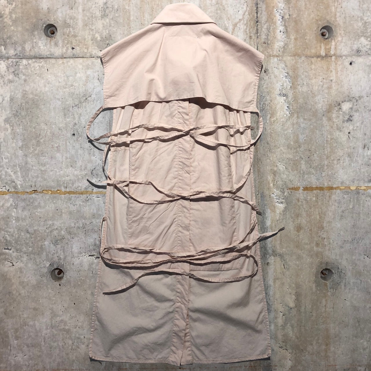 MM6(エムエムシックス) バックオープンプリーツシャツ S52TH0004 uni(FREEサイズ) ピンク メゾンマルジェラ