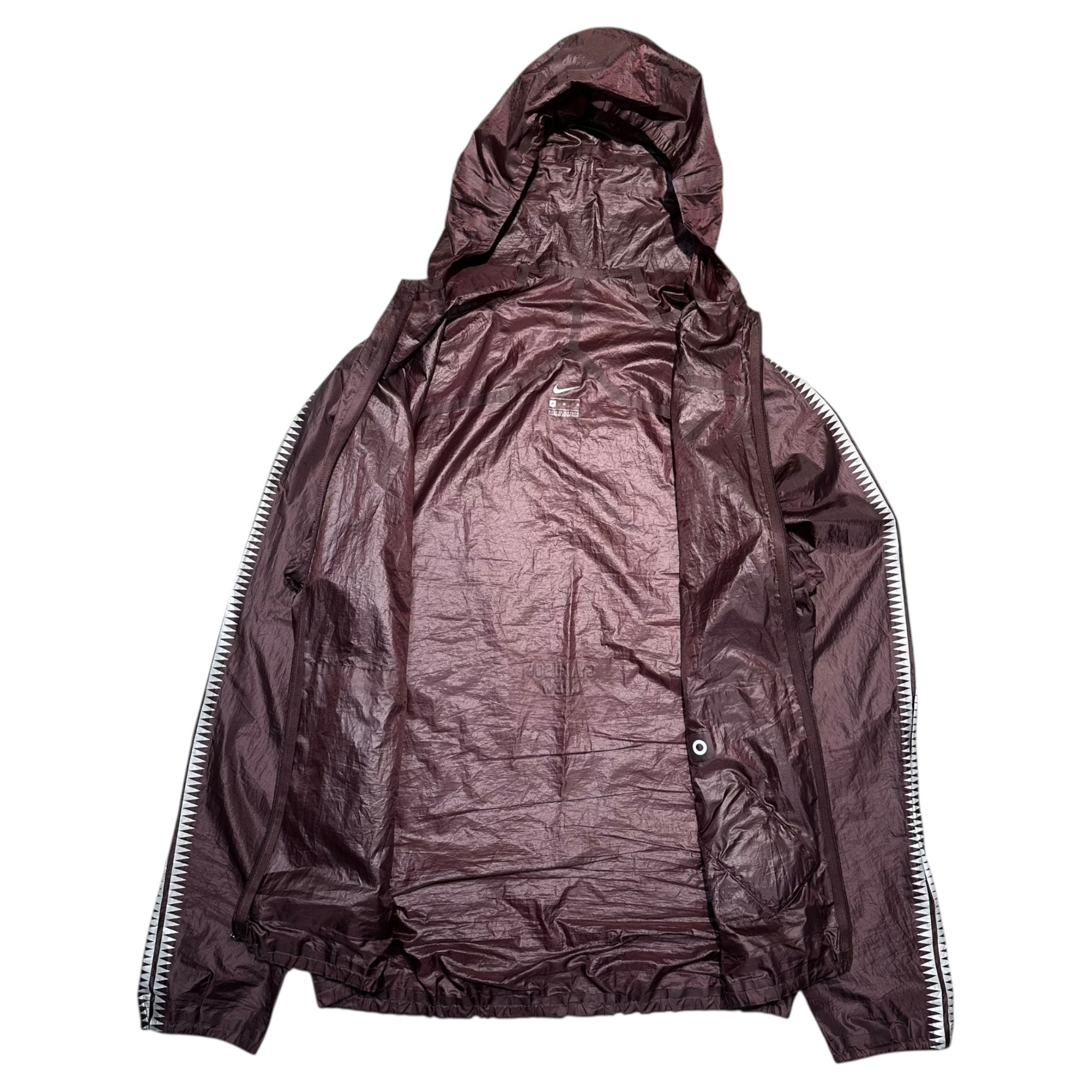 GYAKUSOU(ギャクソウ) GIZ Print Running Jacket ギズ プリント ランニング ジャケット 842782-210 M ボルドー