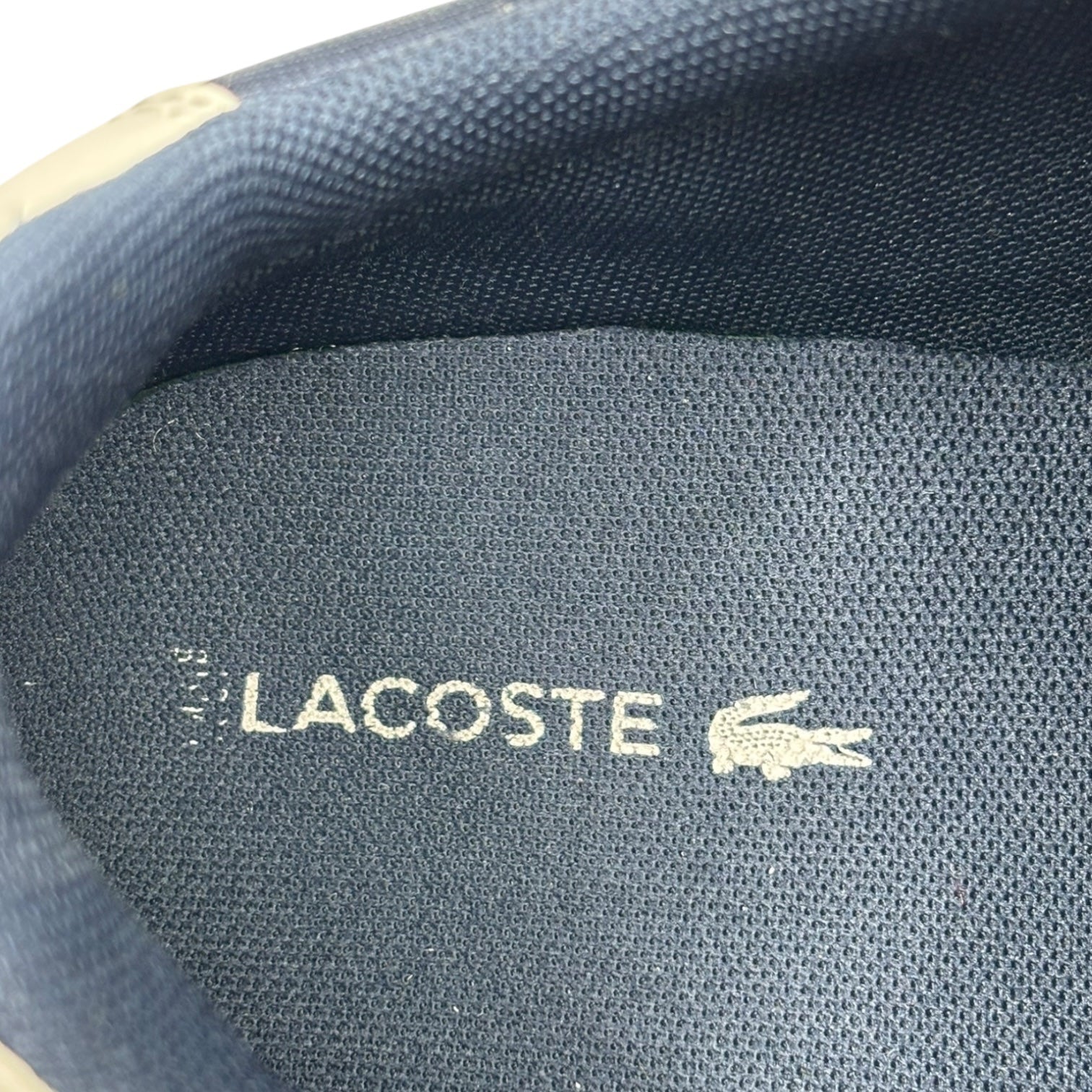 LACOSTE(ラコステ) PARTNER RETRO スウェード 切替 ローカット スニーカー 29249 28.5cm ネイビー
