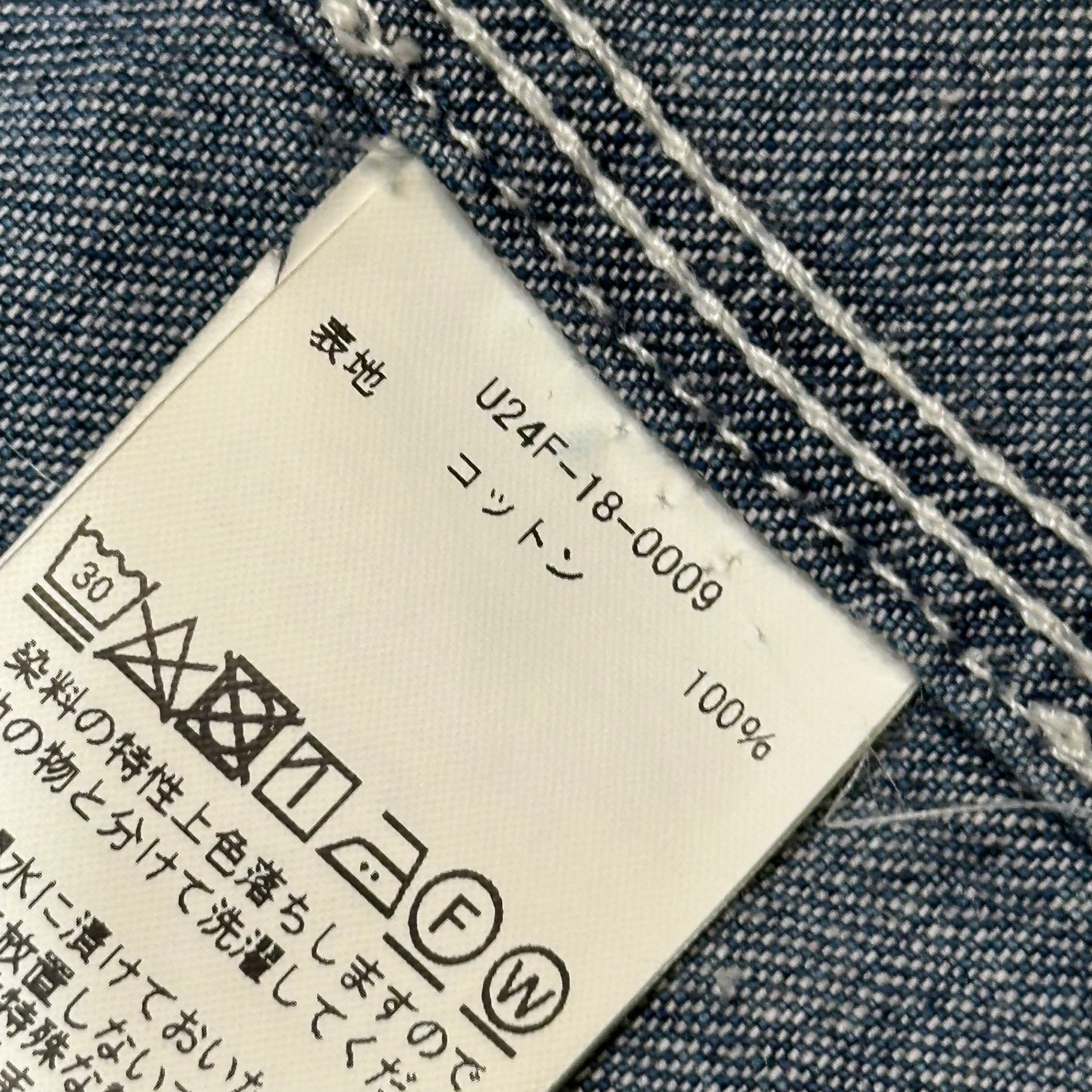 Unlikely(アンライクリー) 24AW City Chore Jacket シティ チョア ジャケット デニム カバーオール U24F-18-0009 M インディゴ