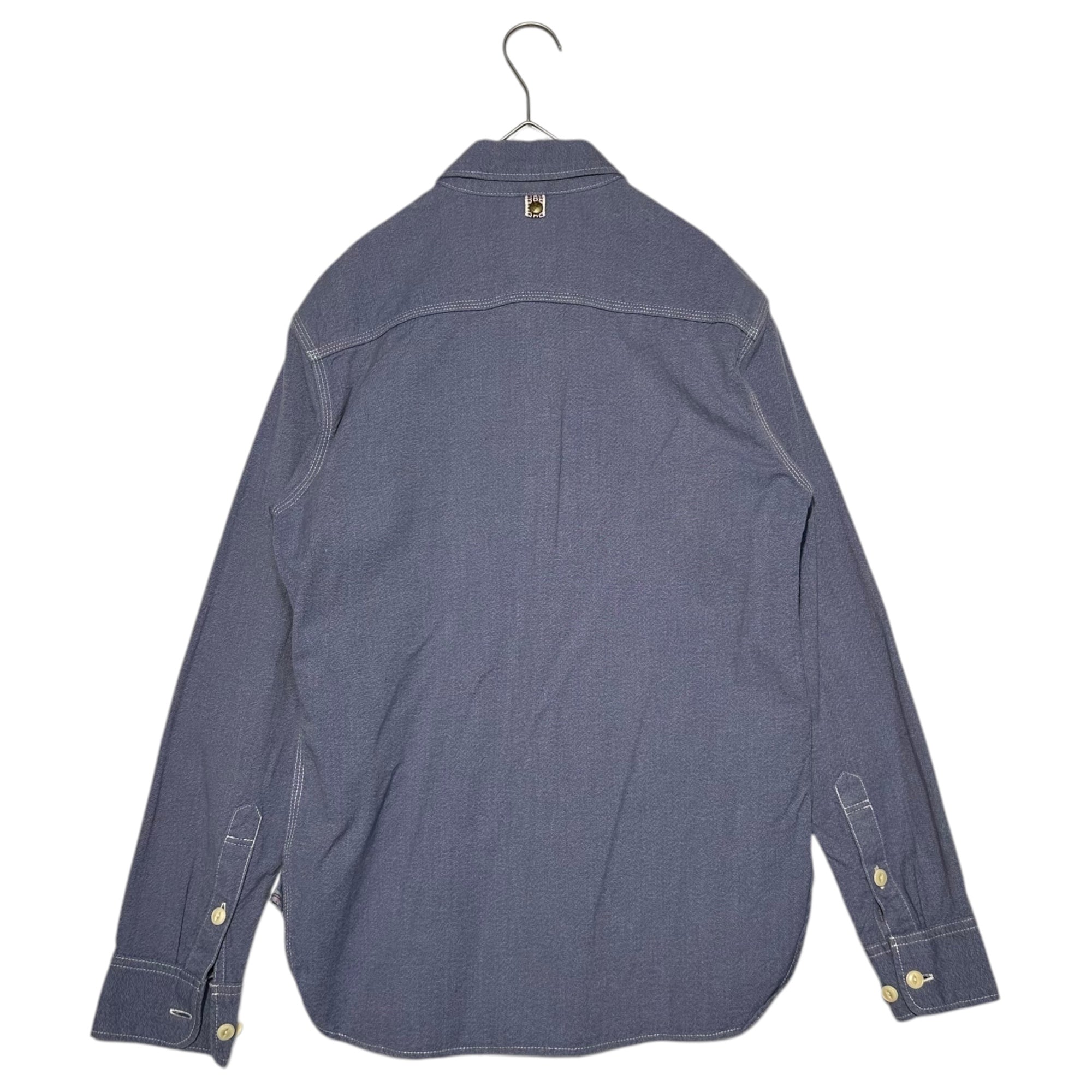 VISVIM(ビズビム/ヴィズヴィム) 13SS DEADWOOD CHAMBRAY L/S SHIRT シャンブレー 長袖 シャツ 0113105011031 1 ネイビー