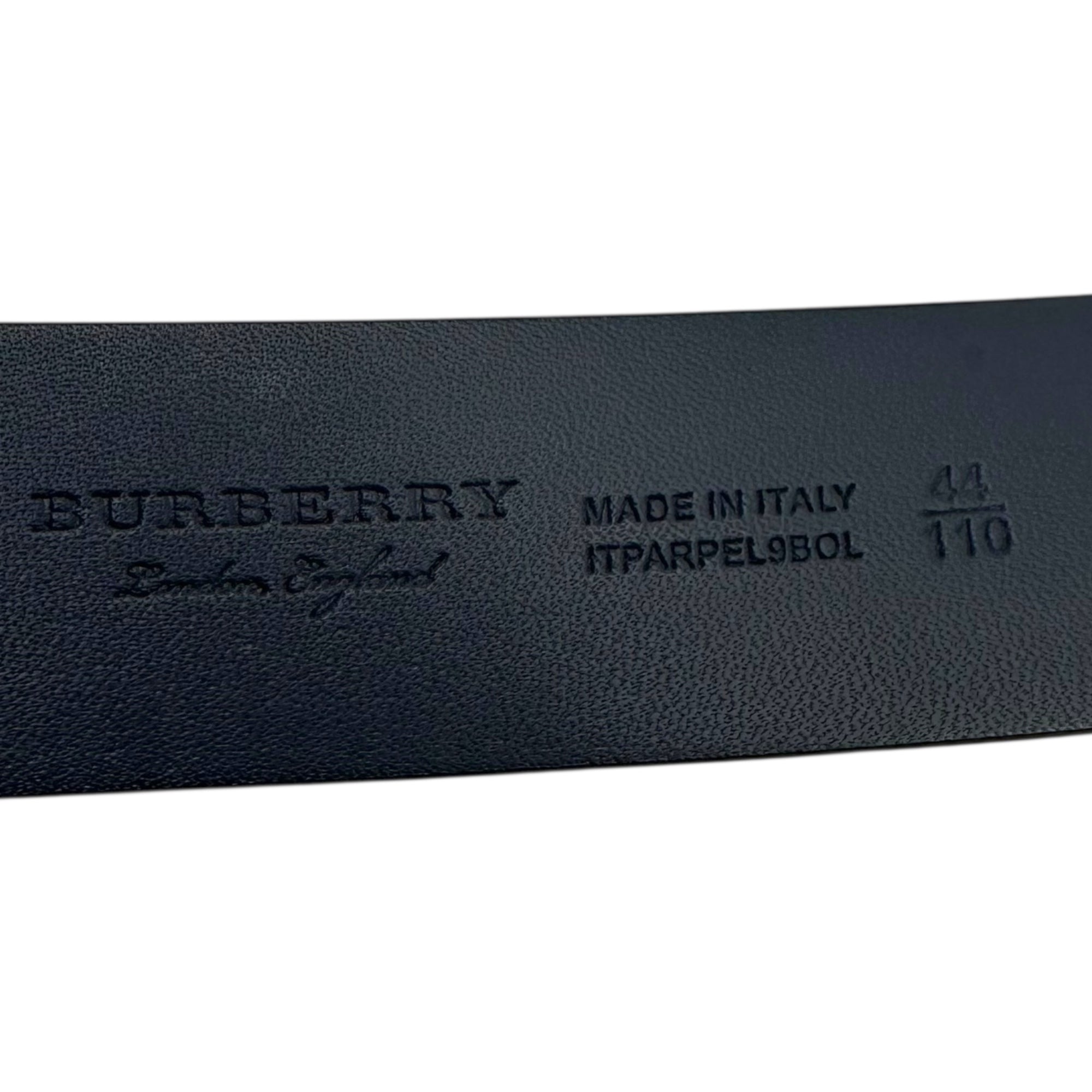 BURBERRY(バーバリー) Graffiti Print Belt 落書き プリント ベルト 44/110 ベージュ×ブルー