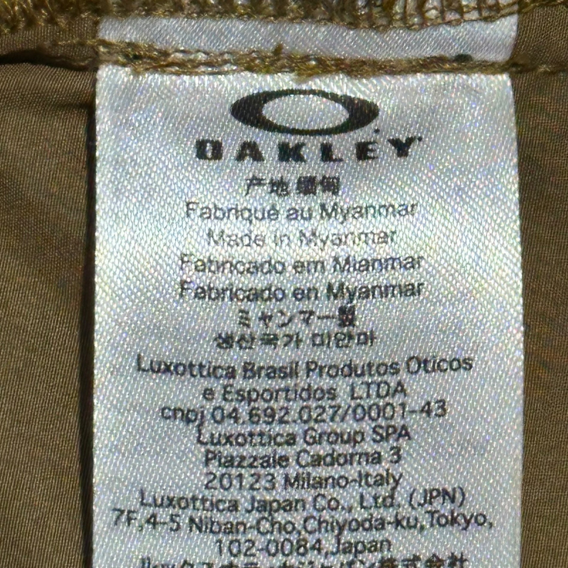 OAKLEY(オークリー) Fgl Cpn Stroke Anorak 3.0 ストローク アノラック ジャケット XL カーキ