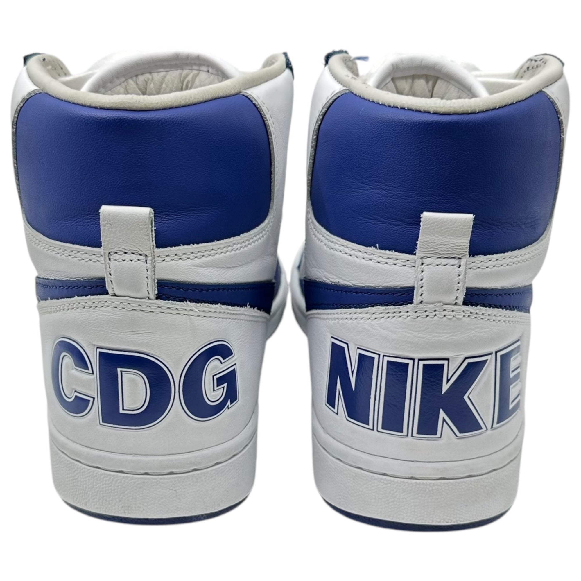 NIKE×COMME des GARCONS HOMME PLUS(ナイキ×コムデギャルソンオムプリュス) TERMINATOR HIGH SP ターミネーター ハイ FD4159-100 28cm ホワイト×ブルー ハイカット スニーカー コラボ