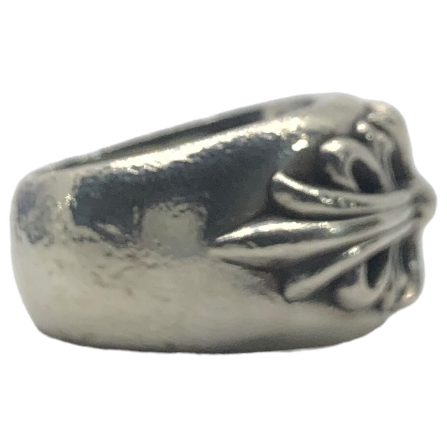 CHROME HEARTS(クロムハーツ) FLORAL CROSS RING フローラル クロス リング silver 925 12.5号 重さ:15.9g シルバー インボイス付