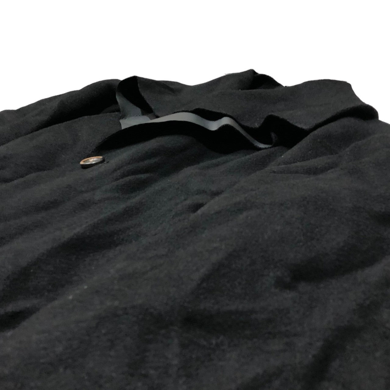 masnada(マスナダ) 14AW Urethane resin pressure bonding tape layered coat ウレタン樹脂 圧着テープ レイヤード コート M1316 SIZE 44(S) ブラック