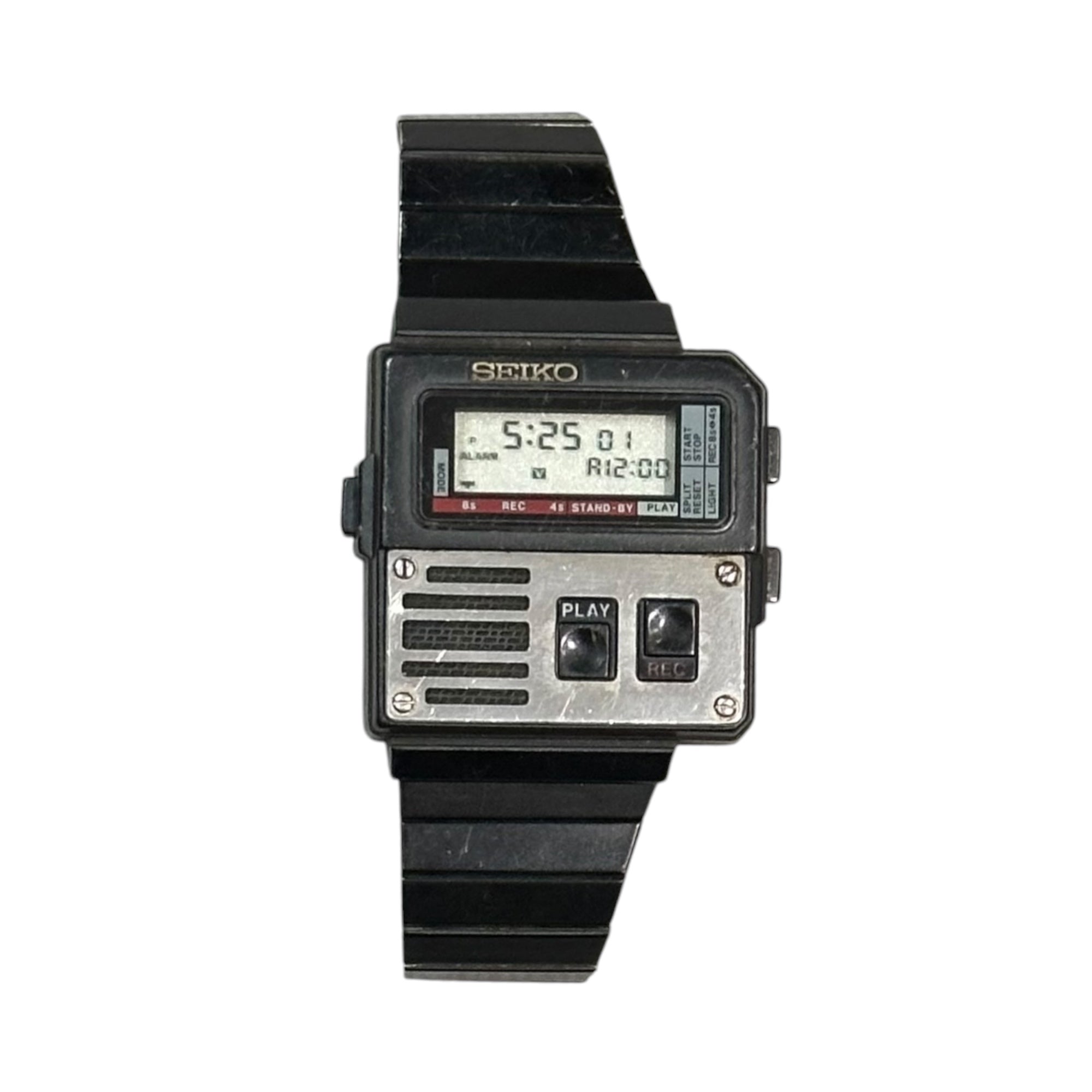 SEIKO(セイコー) 1983's Quartz Voice Note ボイス ノート デジタル 腕時計 M516-4000 ブラック 80's 80年代