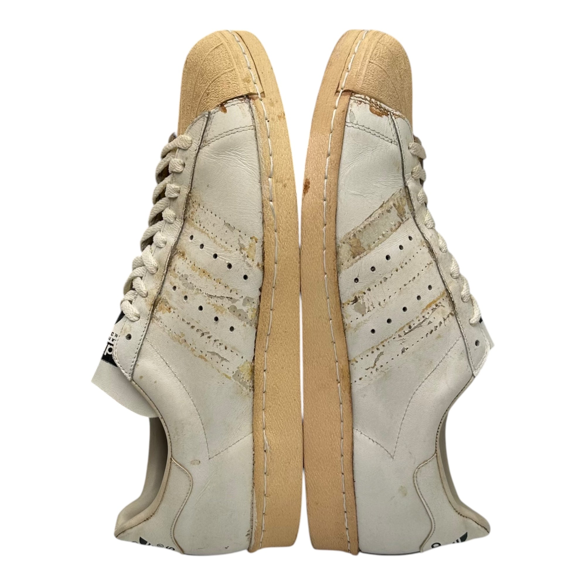 adidas(アディダス) 80's SUPER STAR Sneakers 80年代 スーパースター ローカット スニーカー 12(30cm程度) ホワイト 稀少 フランス製