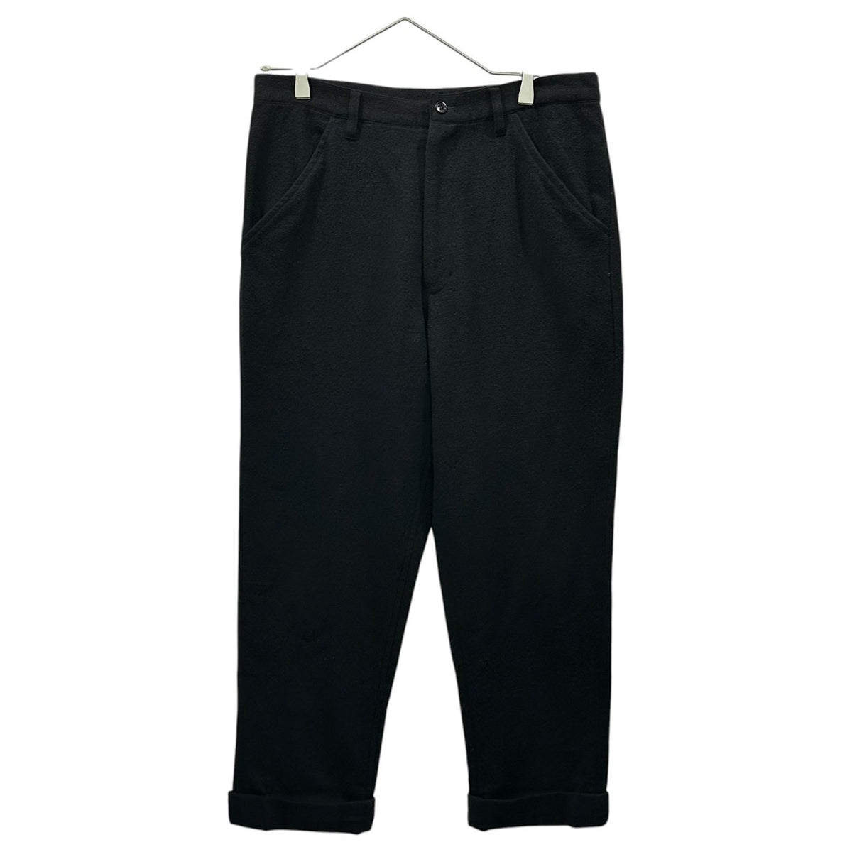BLACK COMME des GARCONS(ブラックコムデギャルソン) 2012AW Wool Cropped Pants ウール クロップド パンツ 1J-P024 M ブラック AD2012