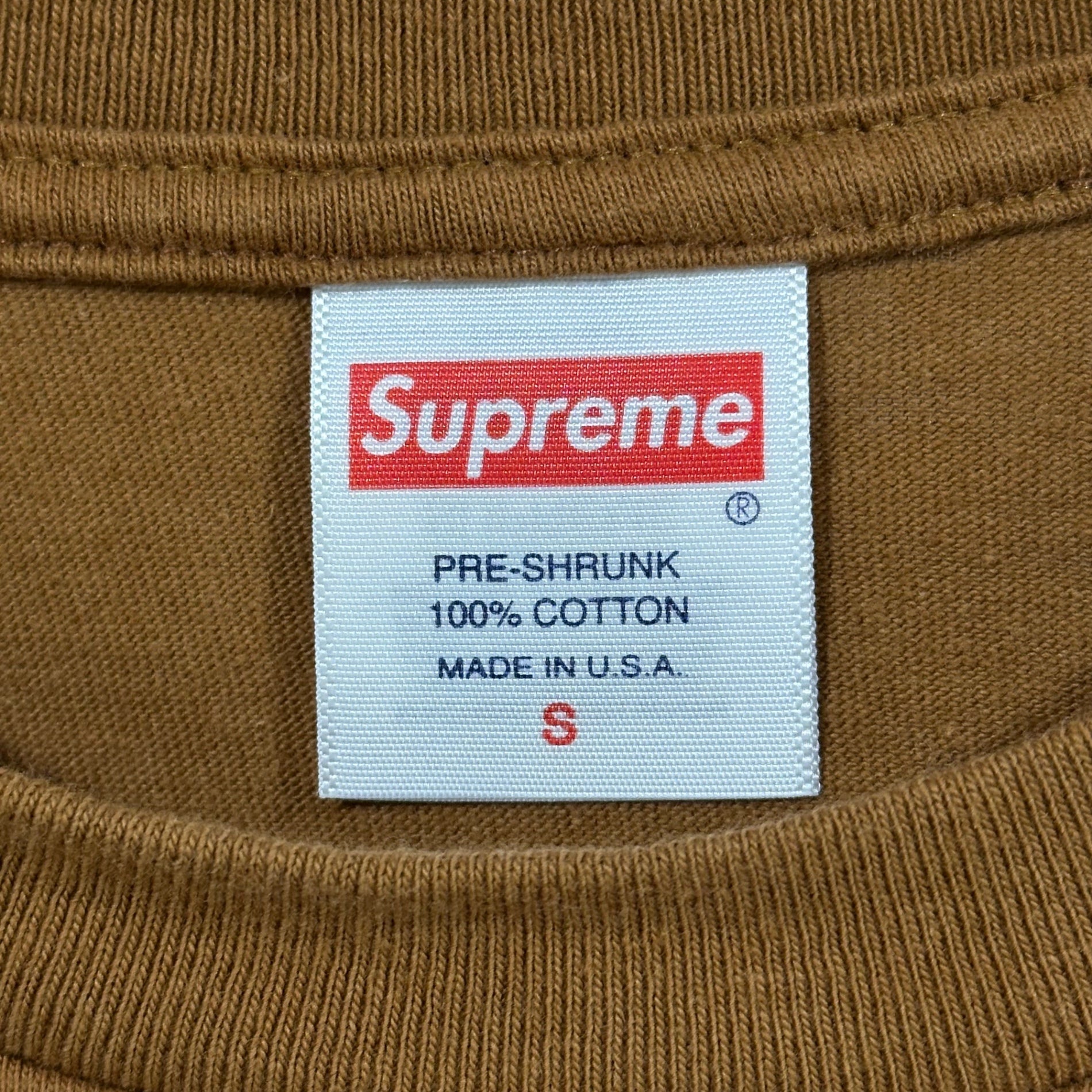 SUPREME(シュプリーム) 2023SS Kiss Tee キス Tシャツ S ブラウン ロゴ