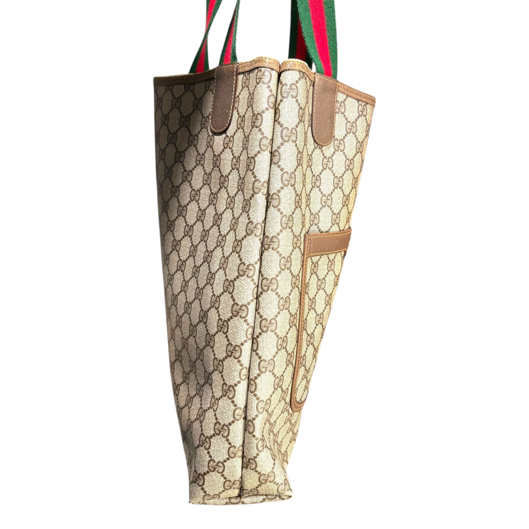 GUCCI(グッチ) GG Supreme Cherry Line Tote Bag GG スプリーム チェリーライン トート バッグ 39・02・003 ベージュ Accessory collection