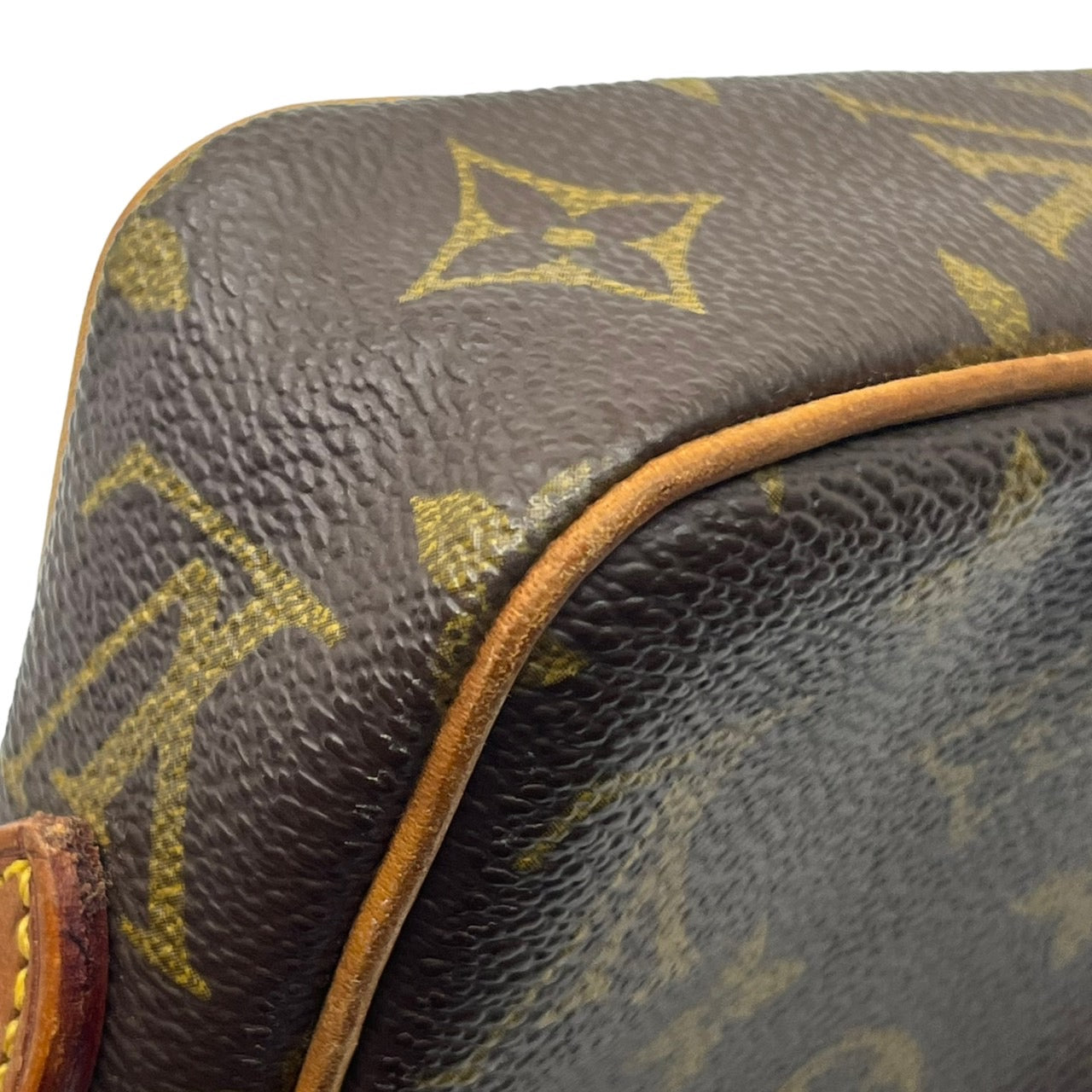 LOUIS VUITTON(ルイヴィトン) 89's mini danube/ミニダヌーブ/ポシェット/ポーチ/80s/VINTAGE/ヴィンテージ M45268 ブラウン 製造番号:8907SL