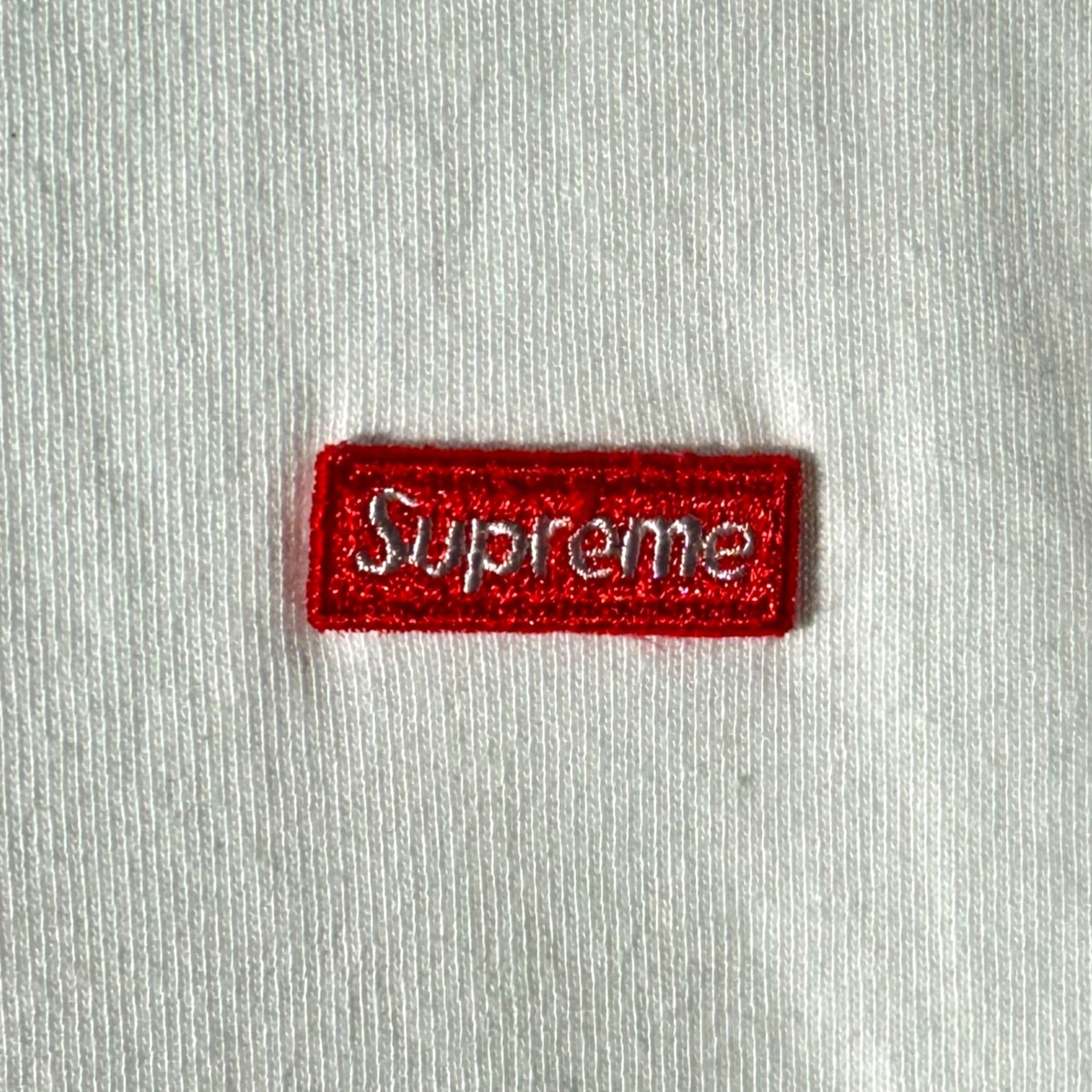 SUPREME(シュプリーム) 25SS Small Box L/S Tee スモール ボックスロゴ 長袖 Tシャツ ロンT L ホワイト×レッド