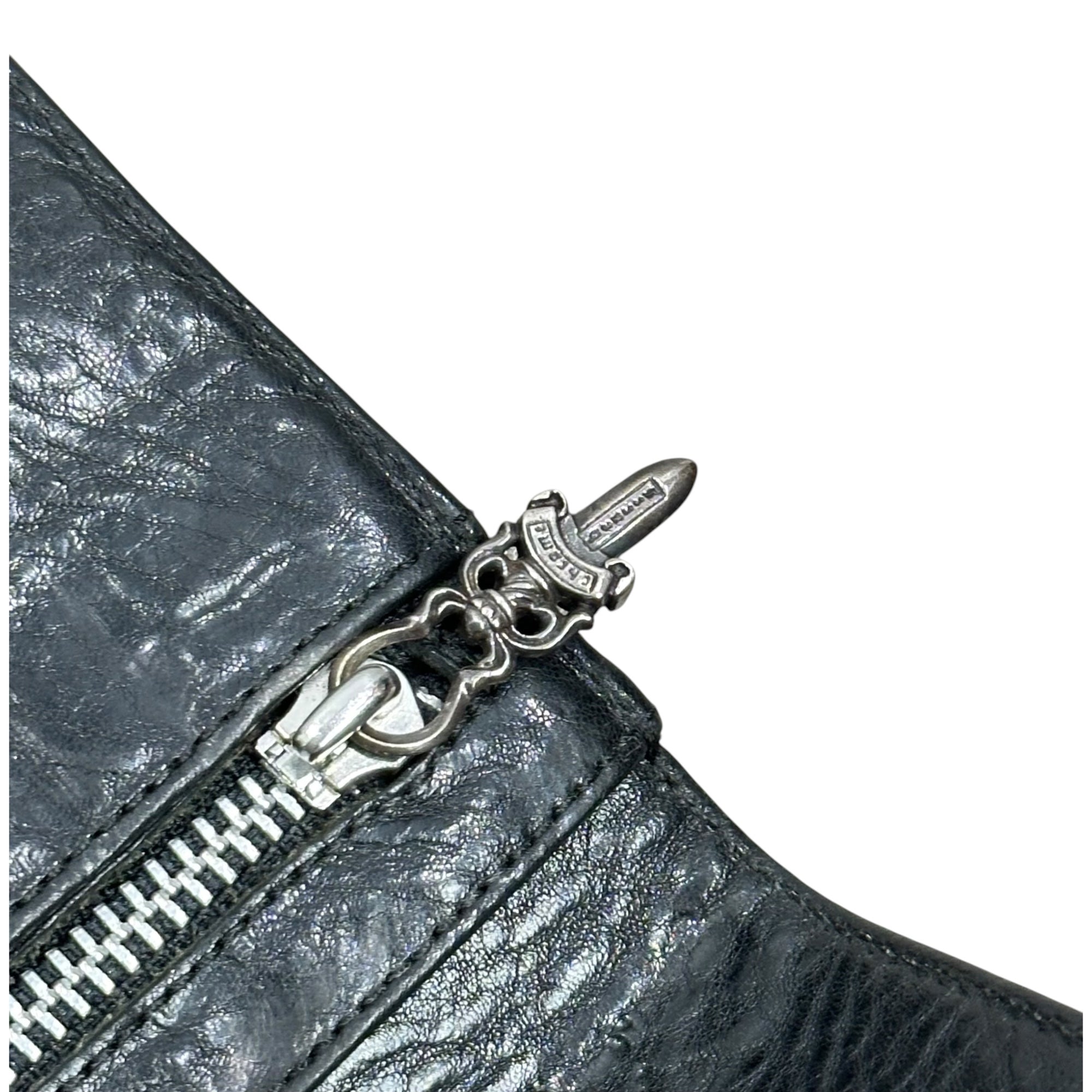 CHROME HEARTS(クロムハーツ) CH Cross Wave Wallet CHクロス ウェーブ ウォレット 財布 ブラック