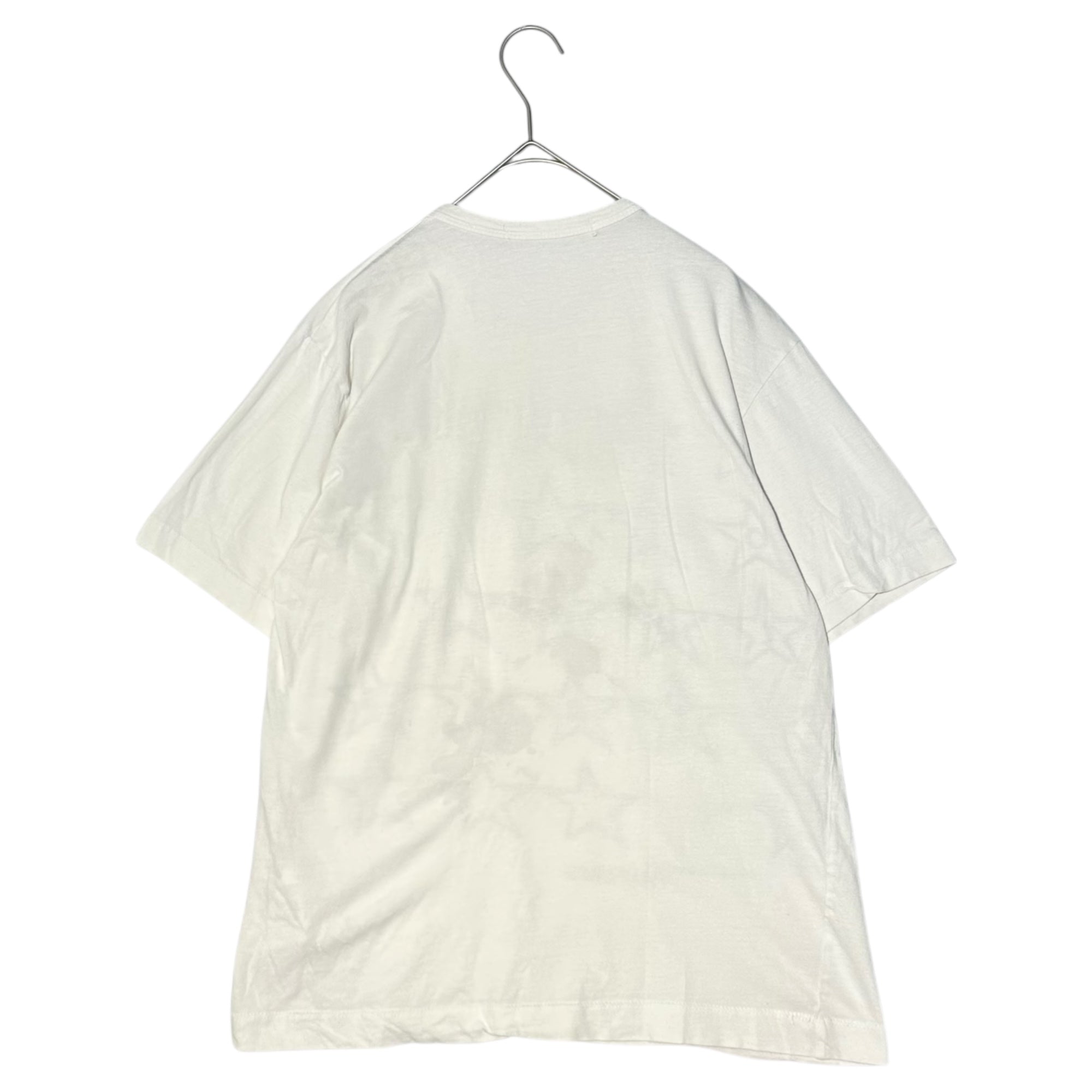 COMME des GARCONS PARFUMS(コムデギャルソンパルファム) Star Print T-Shirt スタープリント Tシャツ ホワイト ブランドロゴ取れ
