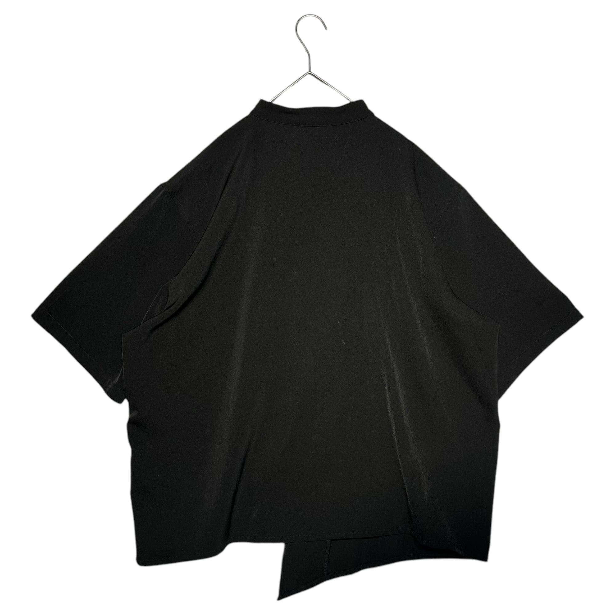 NOT CONVENTIONAL(ノットコンベンショナル) Chinese Kung Fu Half-Sleeve Shirt チャイナ カンフー ハーフスリーブ シャツ N23-035-BLK FREE ブラック