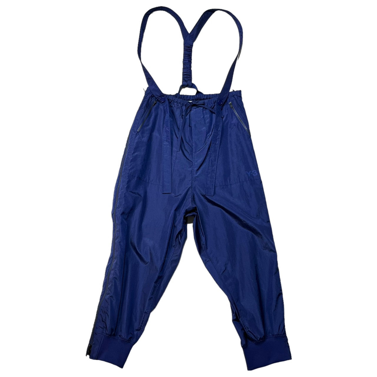 Y-3(ワイスリー) ech Nylon Silk Suspender Tracksuit Bottoms/パラシュートパンツ HB3365 S ネイビー