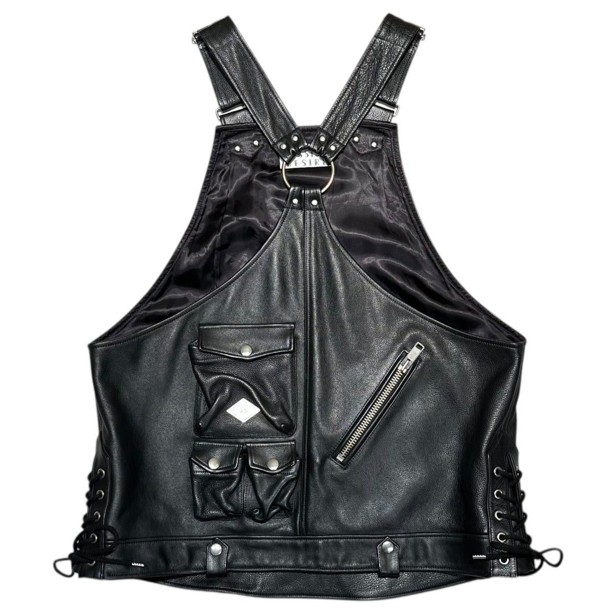 el conductorH(コンダクター) 22AW Bondage Leather Vest ボンテージ 