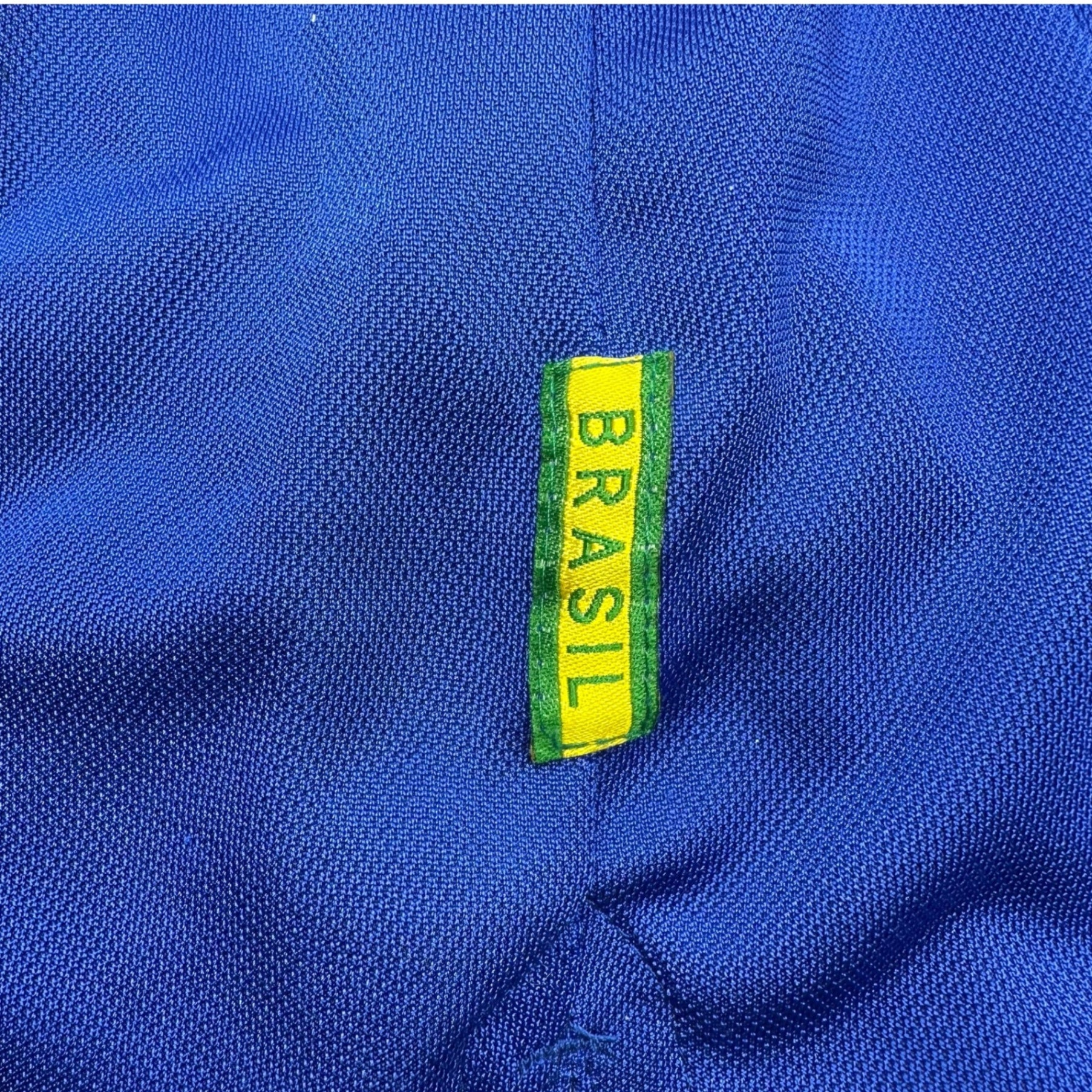 NIKE(ナイキ) 1998 world cup ”BRASIL” away uniform ワールドカップ ブラジル代表 アウェイ ユニフォーム U98-PRX L ブルー ゲームシャツ Tシャツ 90年代 90's