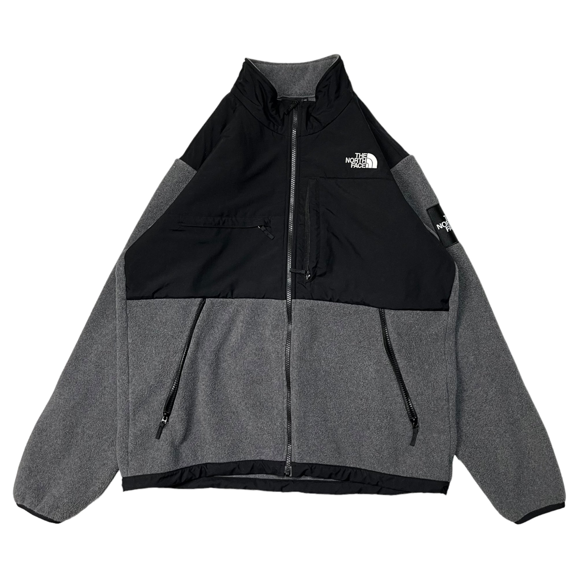 THE NORTH FACE(ノースフェイス) Denali Jacket デナリ ジャケット NA72051 XL グレー×ブラック フリース  ジャケット