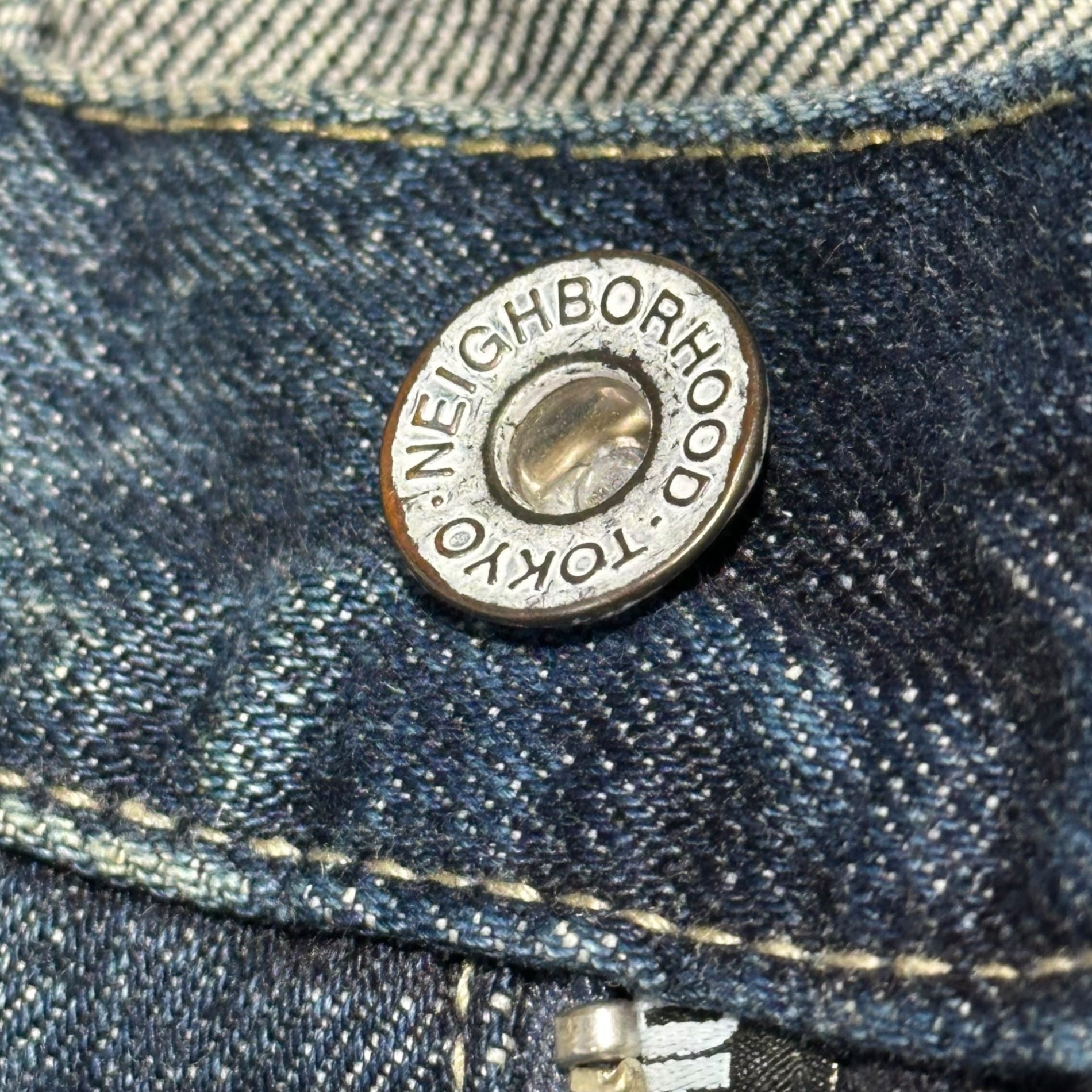 NEIGHBORHOOD(ネイバーフッド) 23SS WASHED DENIM DP MID PANTS ウォッシュド デニム パンツ 231XBNH-PTM05 L インディゴ ストレート