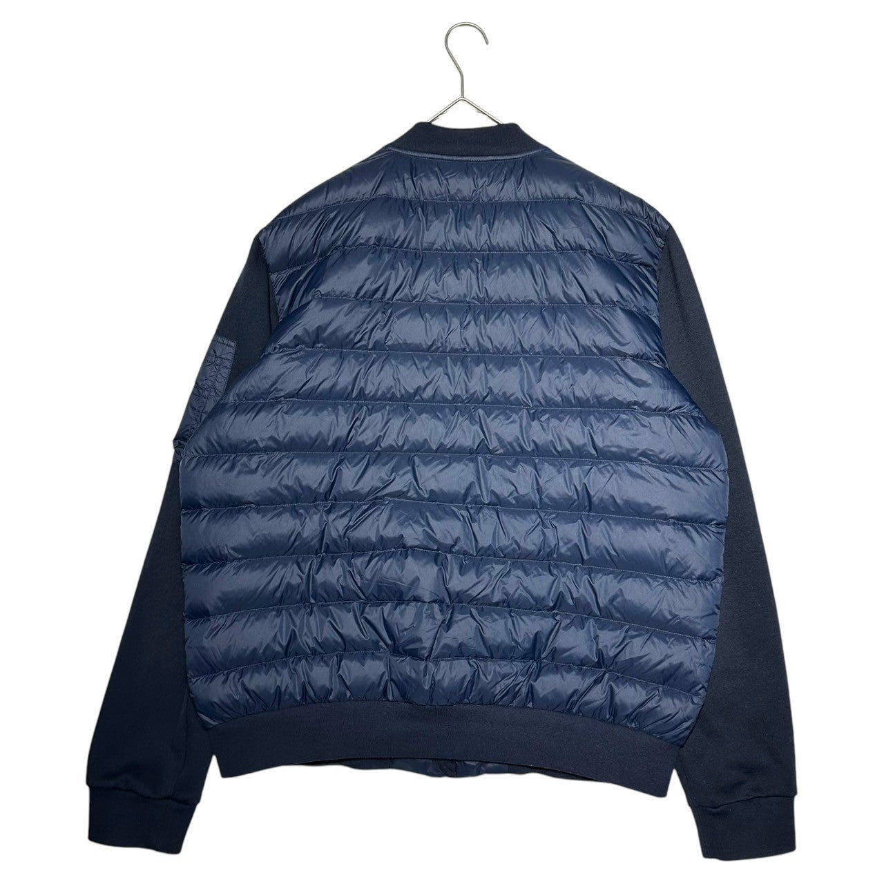 POLO RALPH LAUREN(ポロラルフローレン) Sleeve Switching Ribbed Neck Down Blouson Jacket 袖切替 リブネック ダウン ブルゾン ジャケット 710671057001 L ネイビー