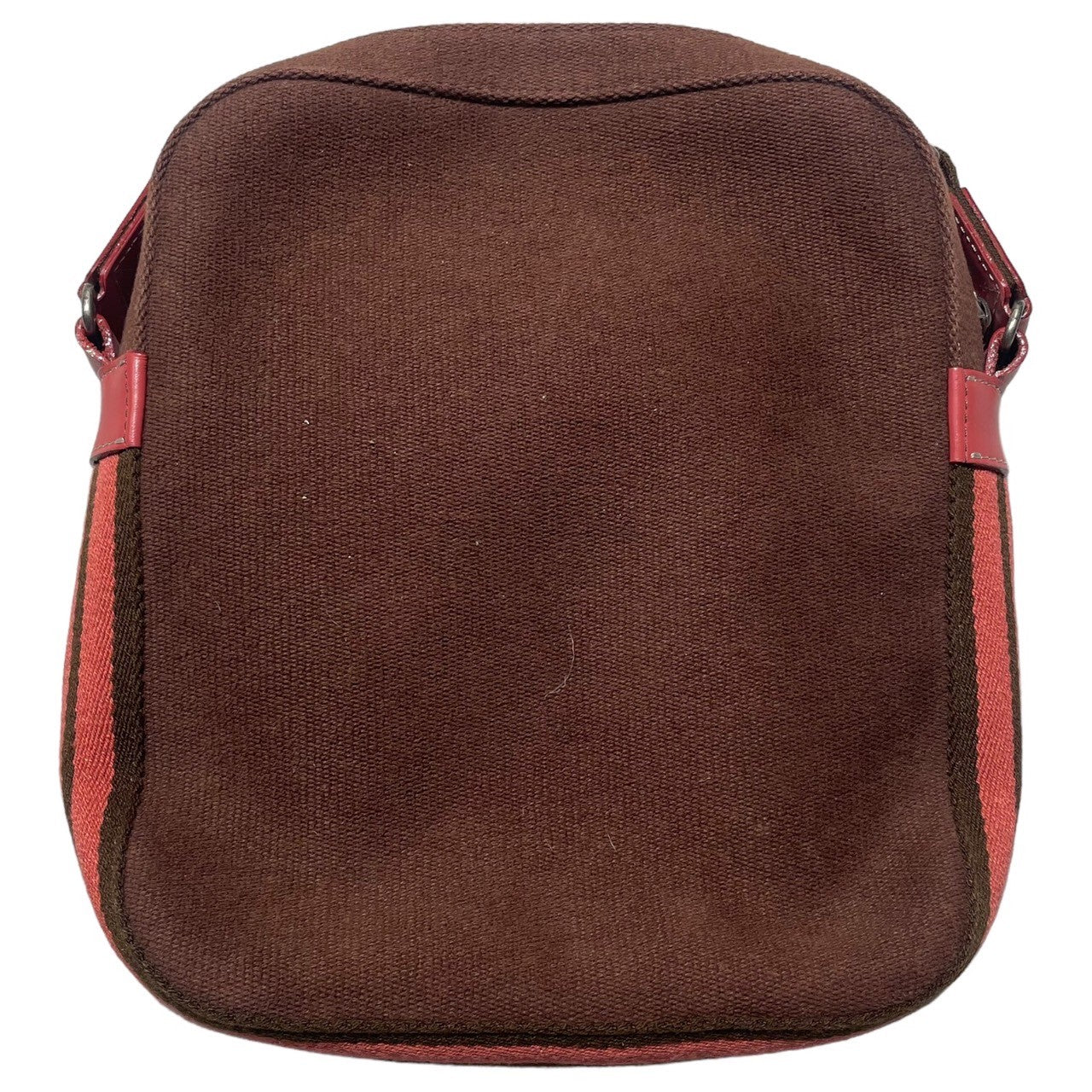 BURBERRY BLUE LABEL(バーバリーブルーレーベル) One point logo canvas shoulder bag ワンポイント ロゴ キャンバス ショルダー バッグ ZA446-811-50 ブラウン×ピンク ホース