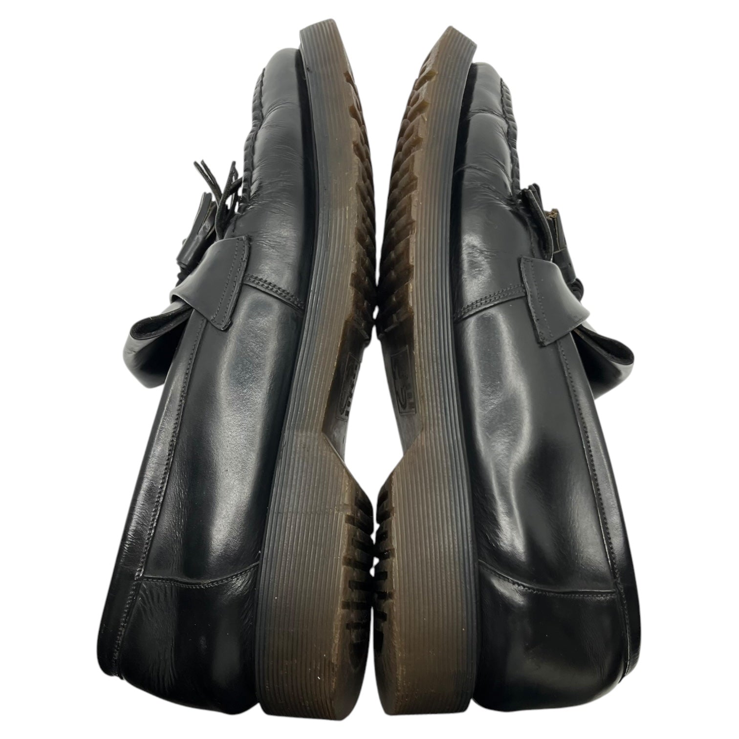 Loake(ローク) England made Vintage tassel loafers イングランド製 ヴィンテージ タッセル ローファー 8(26.5cm程度) ブラック DR.MARTENS ドクターマーチン ソール使用 レザー シューズ