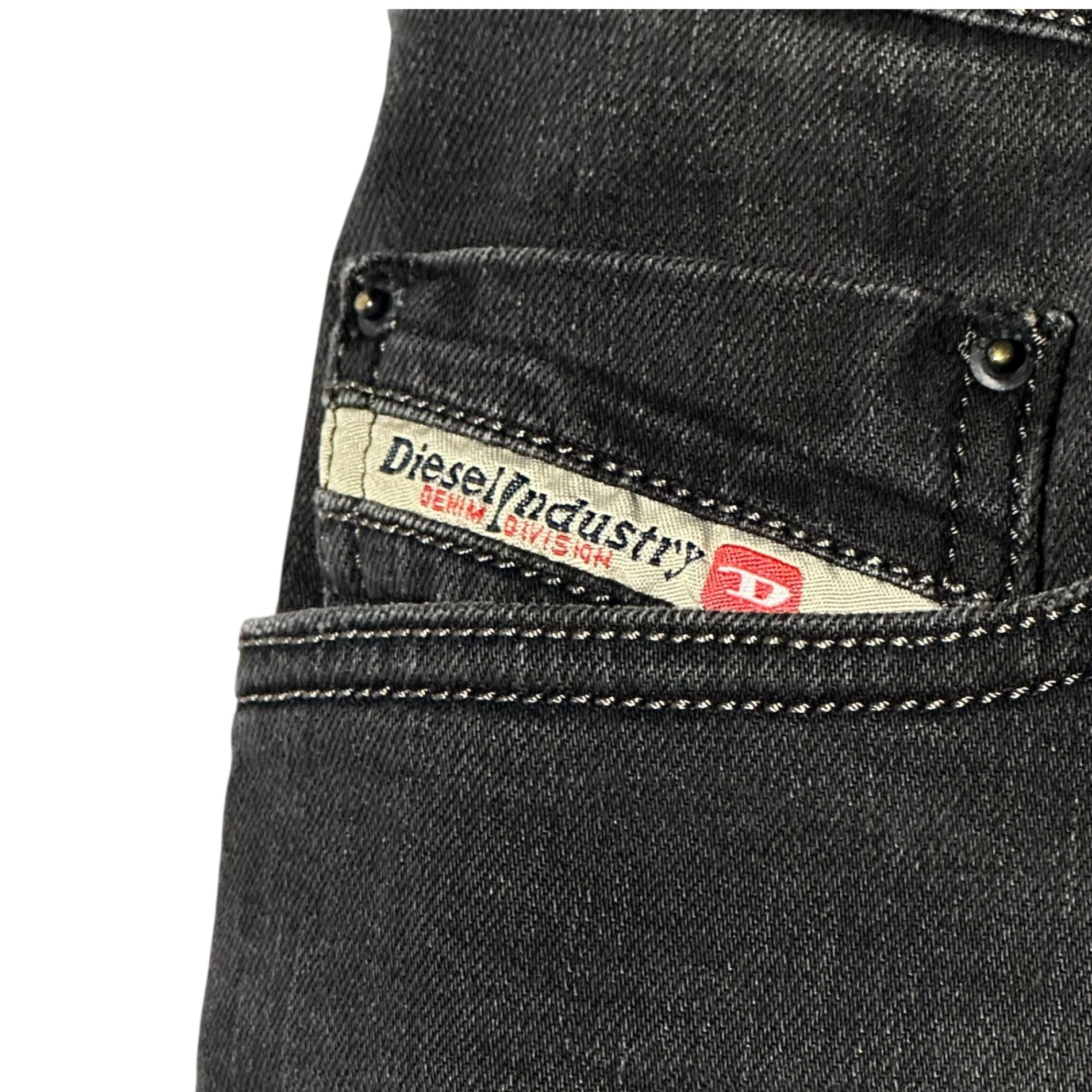 DIESEL(ディーゼル) TEPPHAR Stretch Skinny Denim Pants ストレッチ スキニー デニム パンツ W29 L30 ブラック