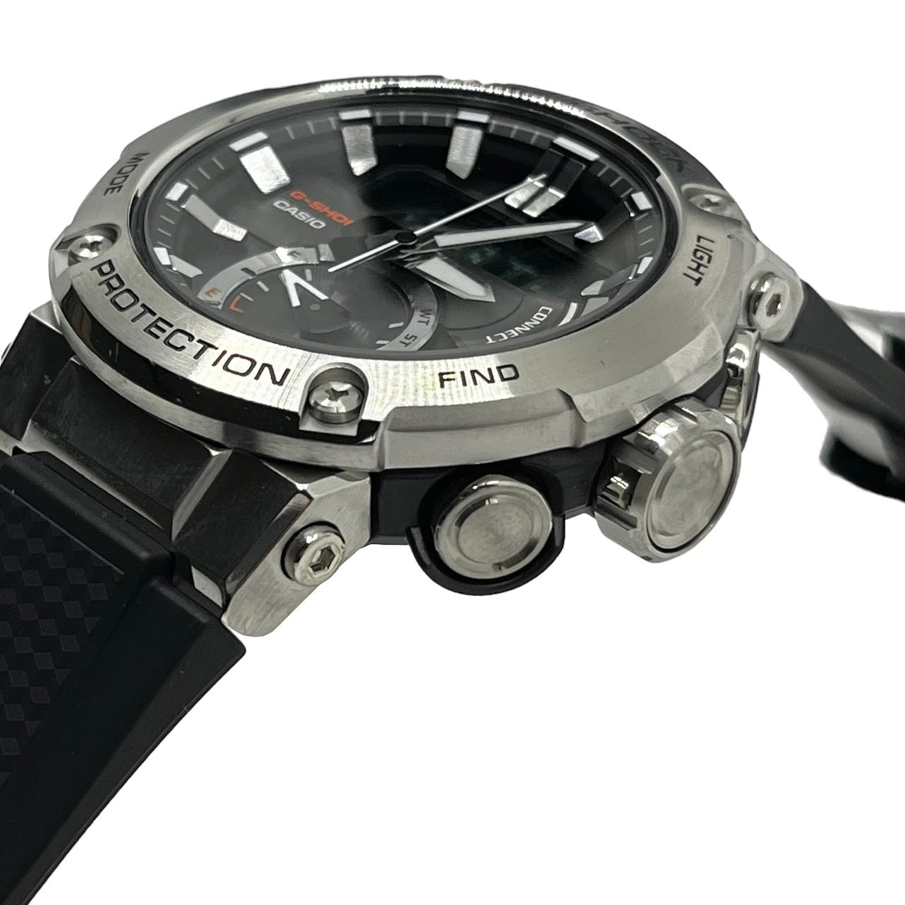 CASIO(カシオ) G-STEEL/ソーラーデジタルウォッチ/腕時計 GST-B200-1AJF メタル/ブラック ソーラー、Bluetooth