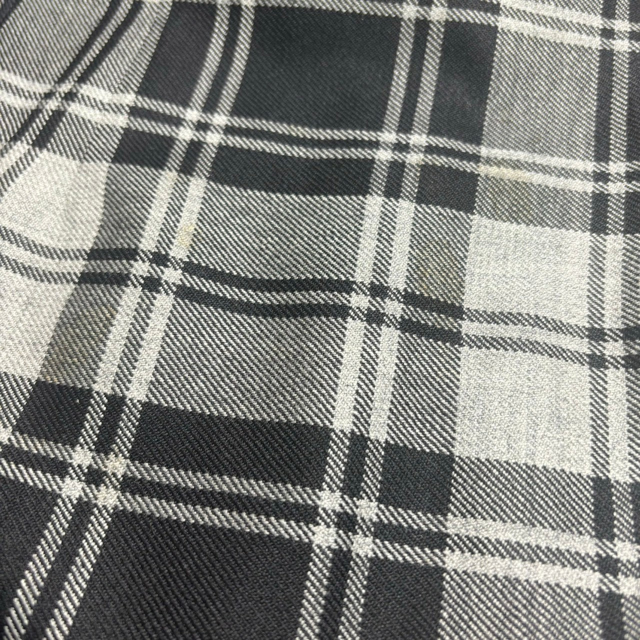 O'NEIL OF DUBLIN(オニールオブダブリン) plaid wrap skirt チェック柄 ラップ スカート 8 グレー×ブラック BEAMS等取扱