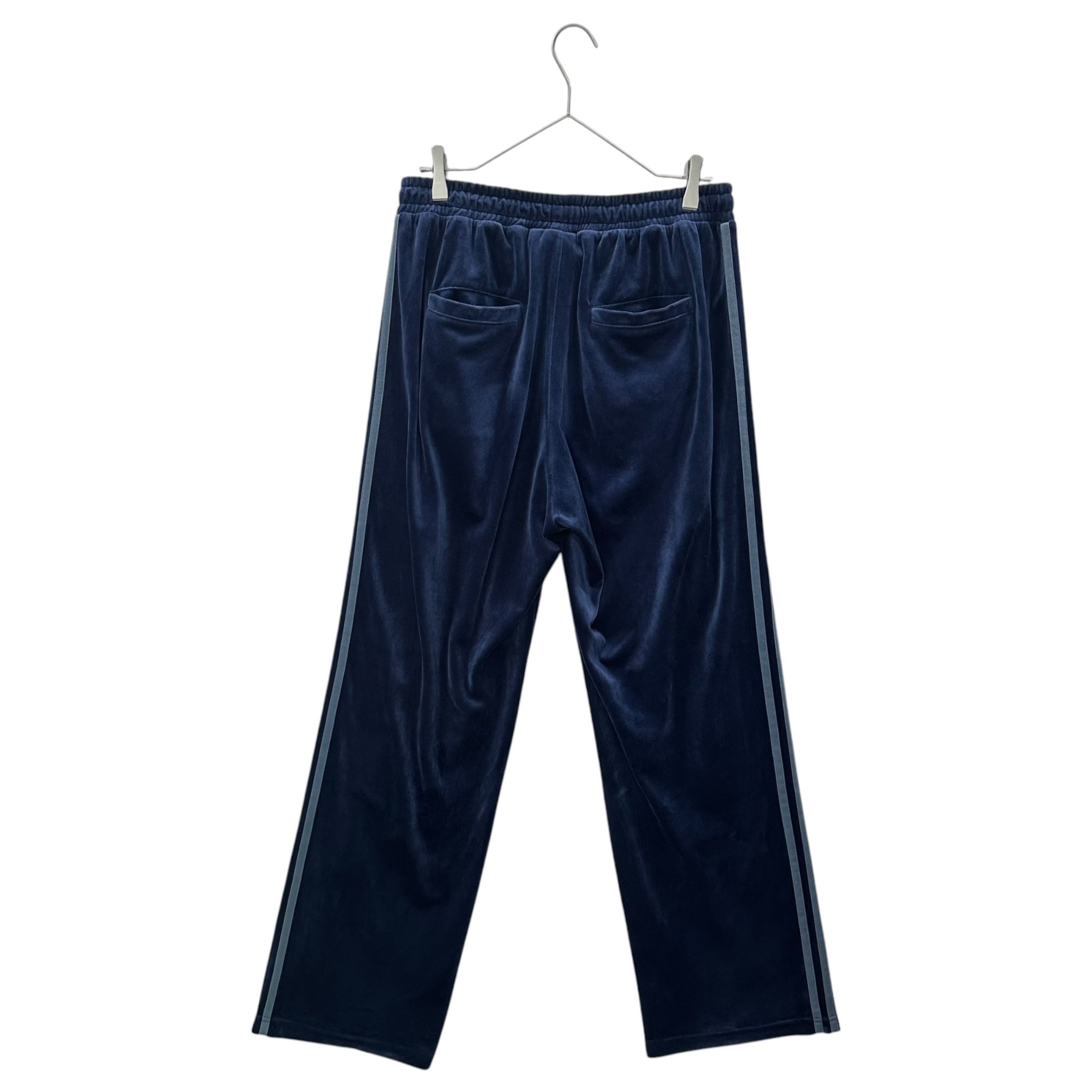 adidas(アディダス) CLASSIC VELOUR TRACKPANT NIGHT INDIGO クラシック ベロア トラック パンツ JM2266 L ネイビー ジャージ