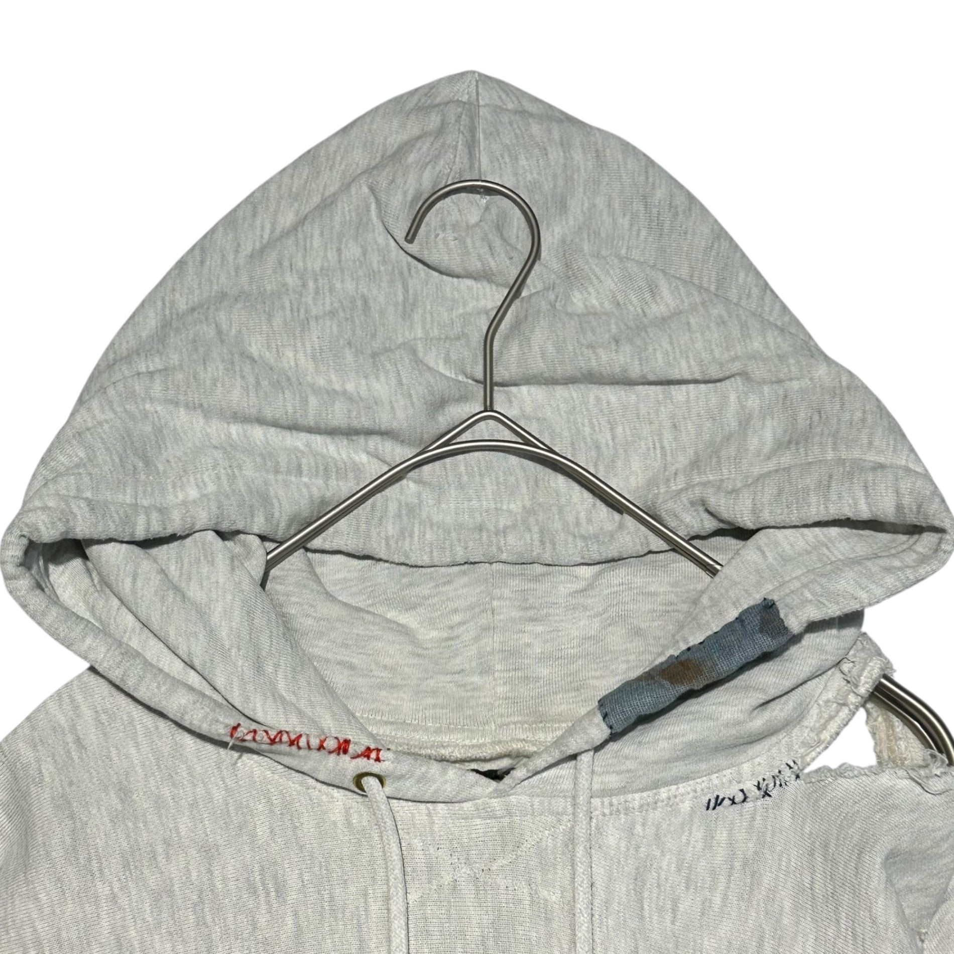 anachronorm(アナクロノーム) Vintage processed remake hoodie ヴィンテージ加工 リメイク フーディ 02 グレー プルオーバー ダメージ加工