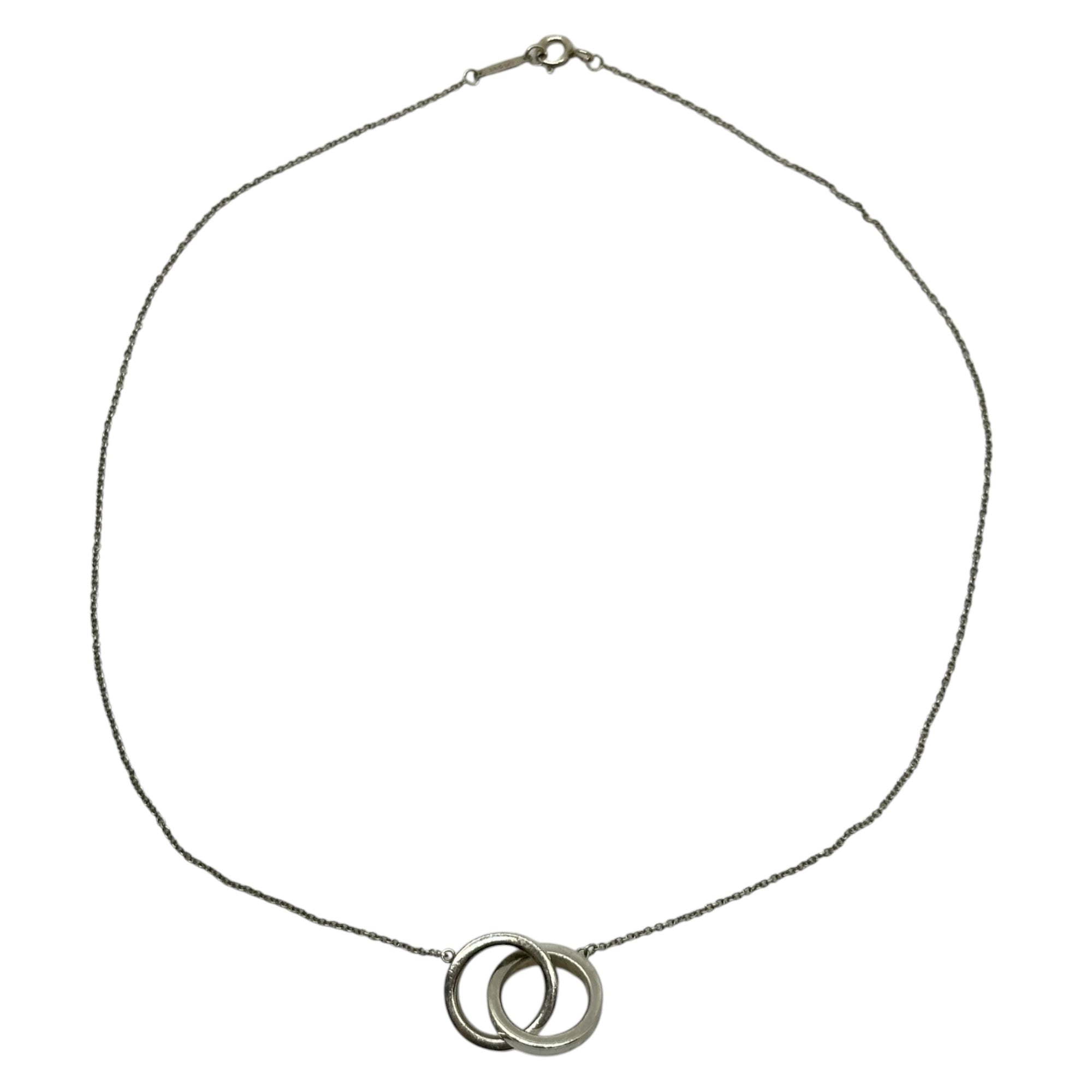 TIFFANY & CO.(ティファニー) 1837™ Interlocking Circle Pendant インター ロッキング サークル ペンダント シルバー リング ネックレス AG925