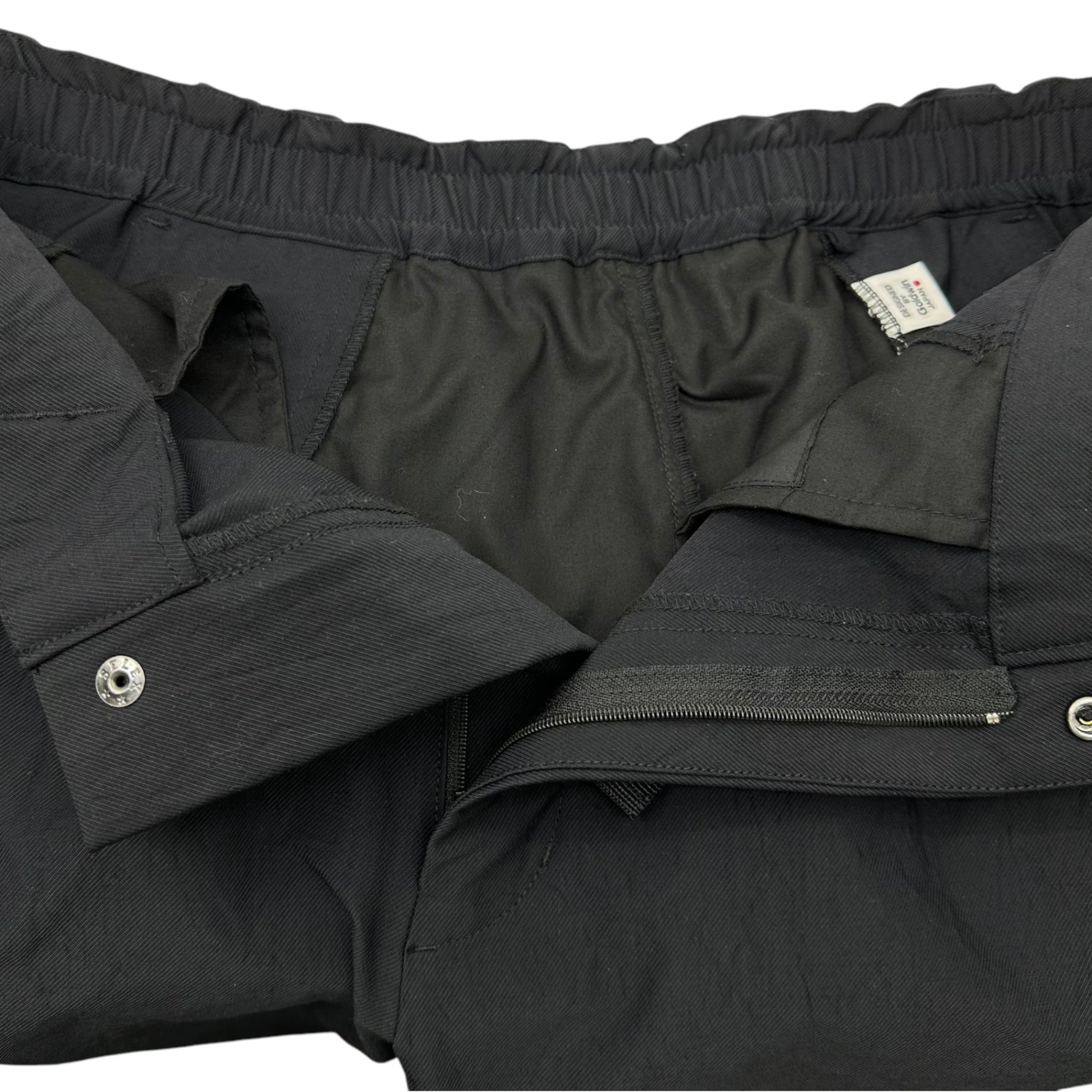 GOLDWIN(ゴールドウィン) One Tuck Tapered Stretch Twill ワンタック テーパード ストレッチ ツイル パンツ GM71155P M ブラック