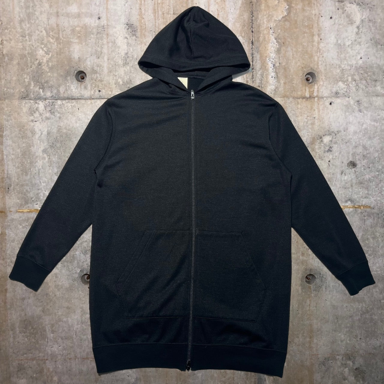 N.HOOLYWOOD(エヌハリウッド) ロングジャージィパーカー 171-CS01 36(S程度) ブラック