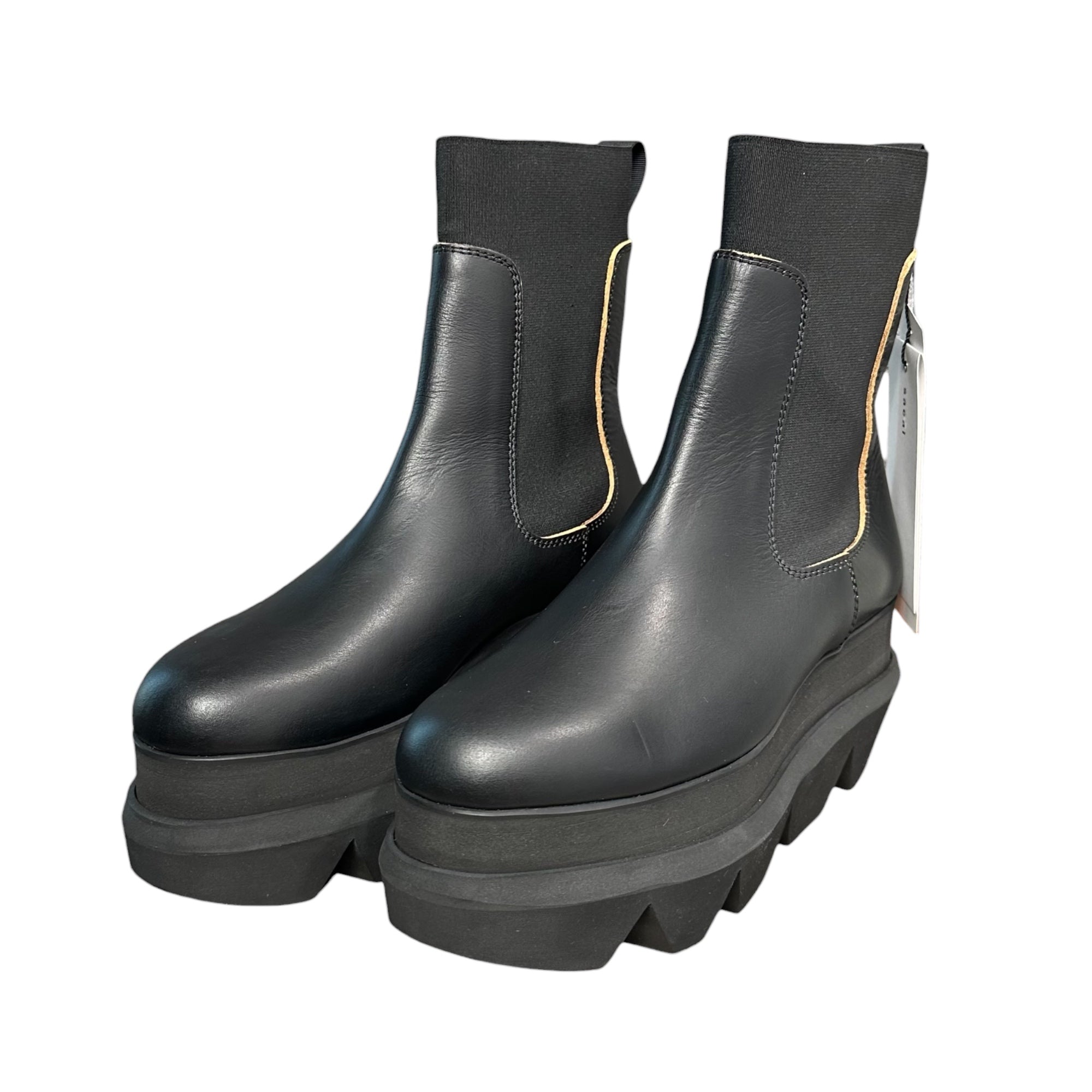 sacai(サカイ) Chelsea Boots 厚底 チェルシー ブーツ SCW-257 39 ブラック サイドゴア