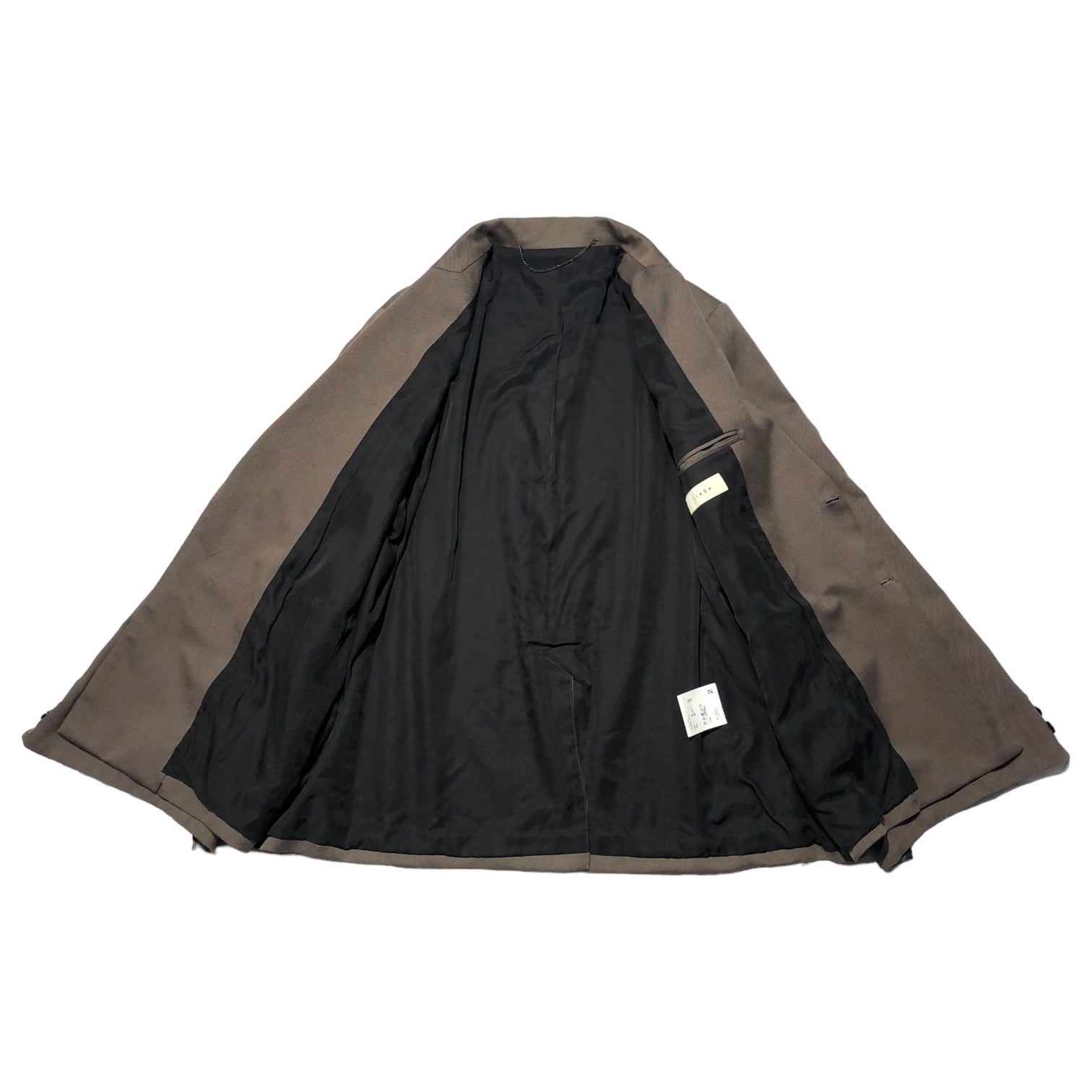 Jieda(ジエダ) 20SS SETUP TAILORED JACKET×SWITCHING TUCK SLACKS セットアップ ジャケット スラックス JIE-20S-JK04/JIE-20S-PT05-A JKT:04 BOTTOM:02 ブラウン