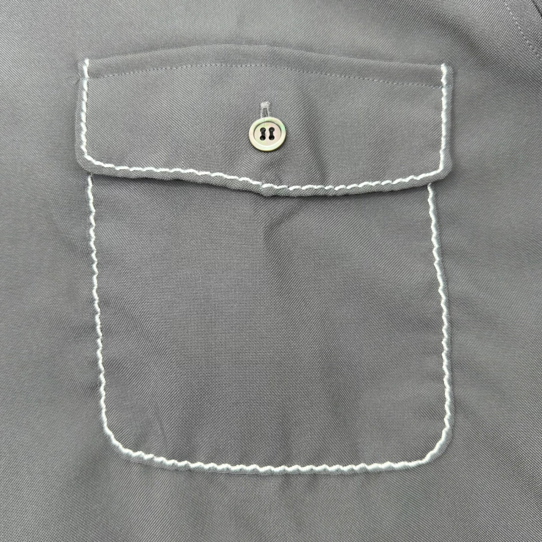 COMME des GARCONS HOMME PLUS(コムデギャルソンオムプリュス) 99AW Souvenir Kitsch stitch pullover shirt スーベニールキッチュ期 ステッチ プルオーバー シャツ XB-01005 海外品番アイテム FREE チャコールグレー AD1999 稀少品