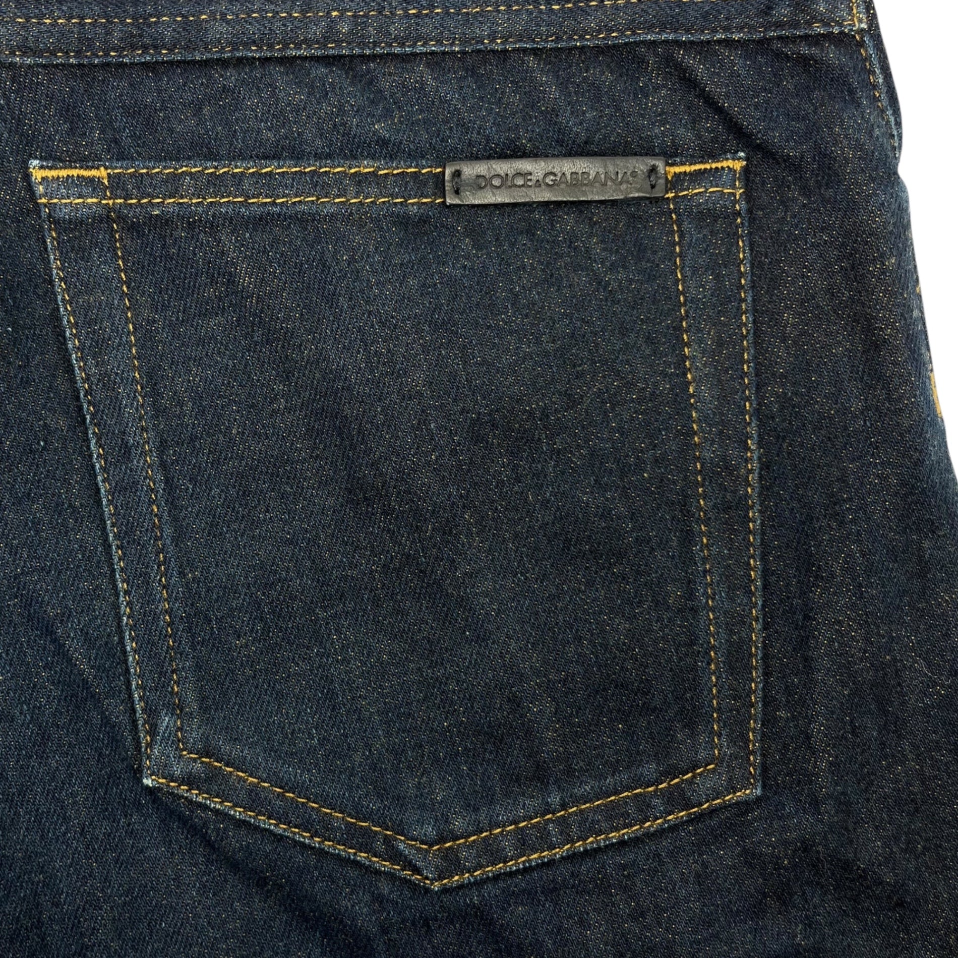 DOLCE&GABBANA(ドルチェ&ガッバーナドルガバ) Slim tapered denim pants スリム テーパード デニム パンツ G6DDCD G8R12 46(M程度) インディゴ