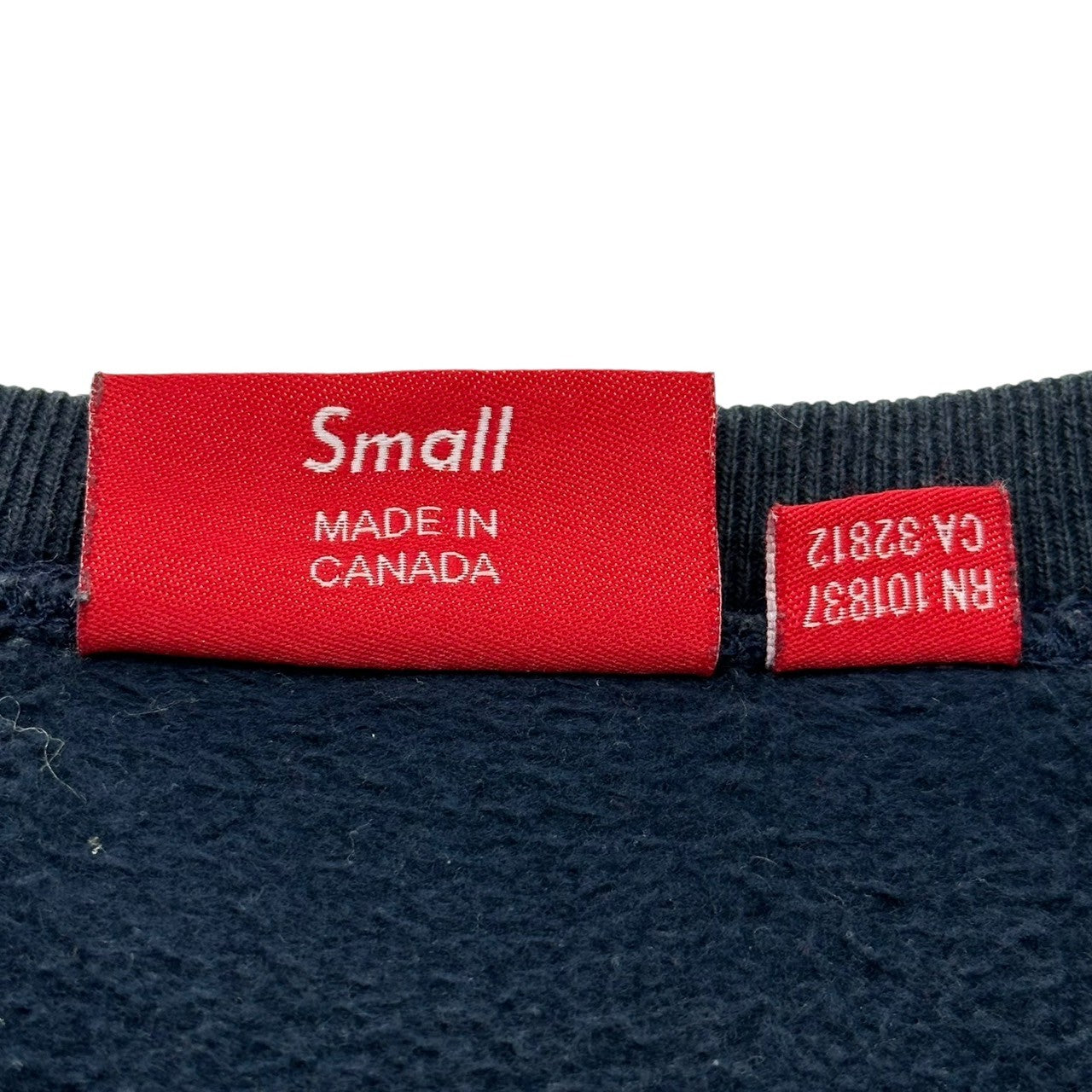 SUPREME(シュプリーム) Box Logo Crewneck ボックス ロゴ クルーネック スウェット S ネイビー×レッド