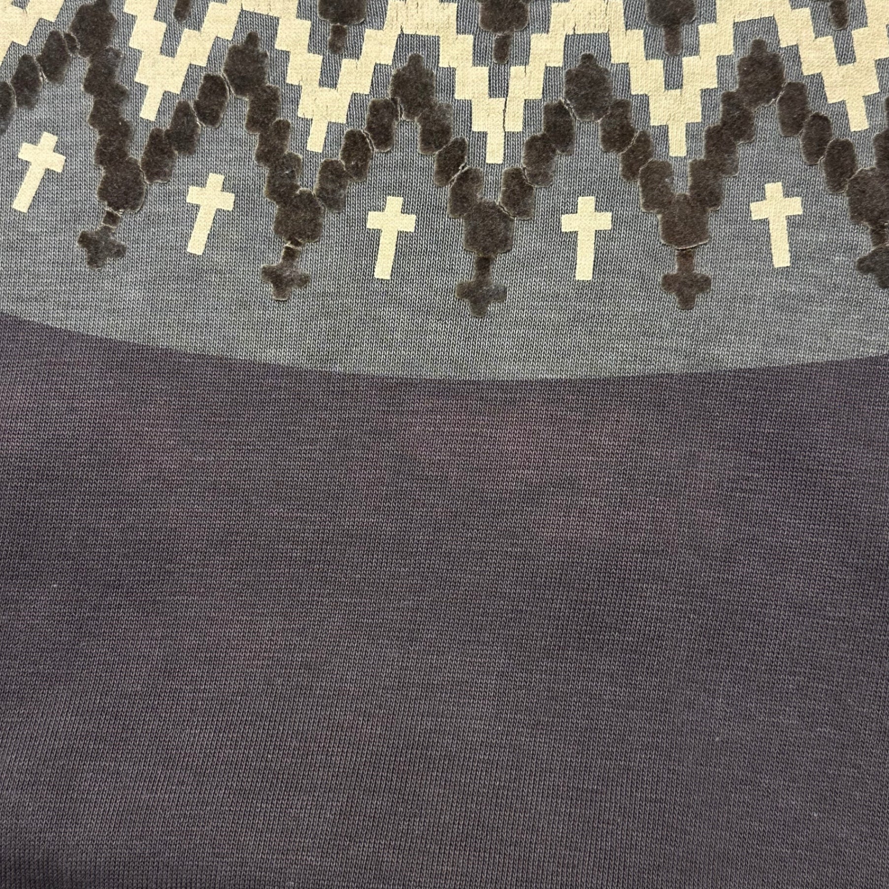 NUMBER (N)INE(ナンバーナイン) 2002AW ”NOWHERE MAN” Nordic L/S Tee ジョージ期 ノルディック 長袖 Tシャツ 4 ブラウン 00's ノーウェアマン